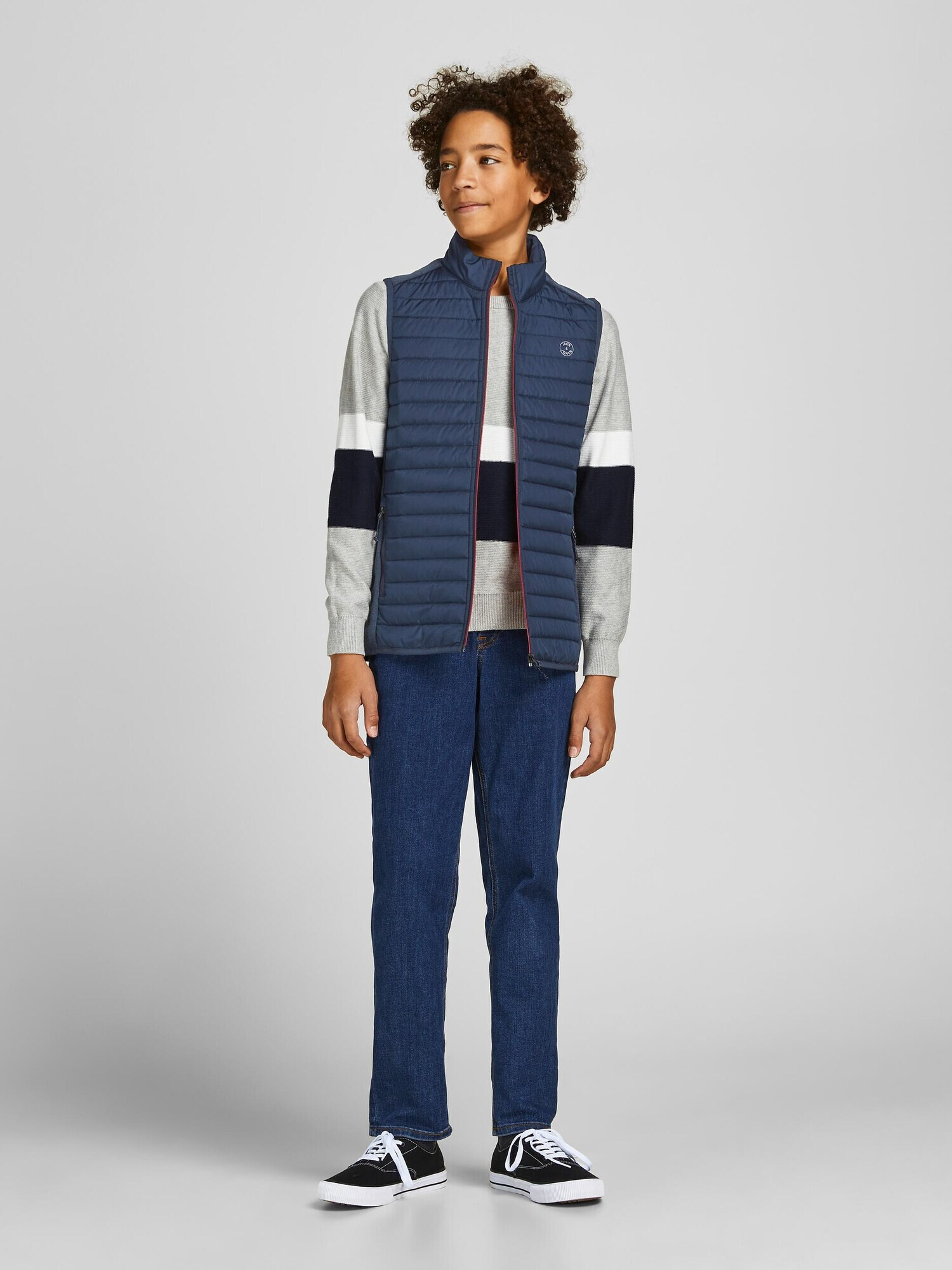 Jack & Jones Junior Vestă albastru închis - Pled.ro