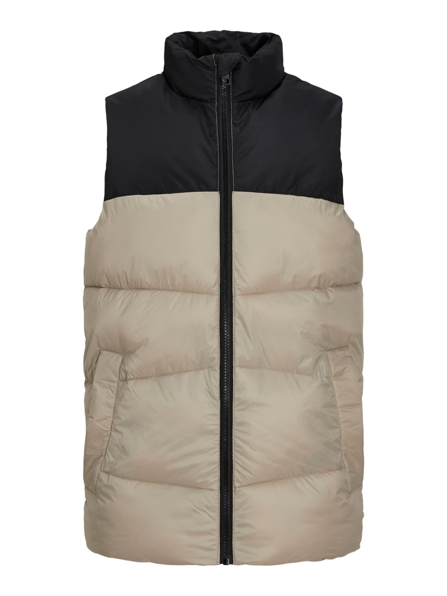 Jack & Jones Junior Vestă 'CHILI' gri taupe / negru - Pled.ro