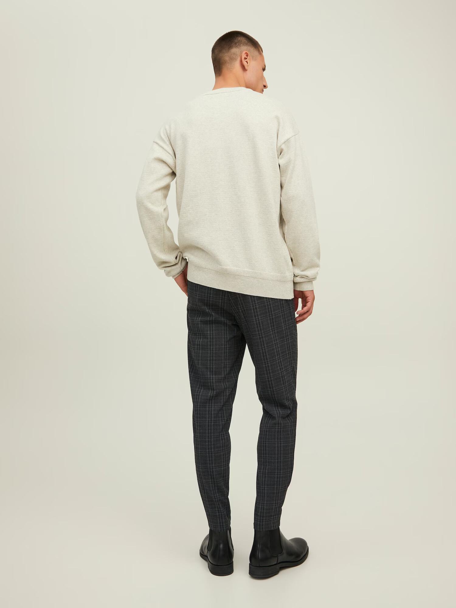 JACK & JONES Pantaloni 'Ace Marlo' bleumarin / gri închis - Pled.ro