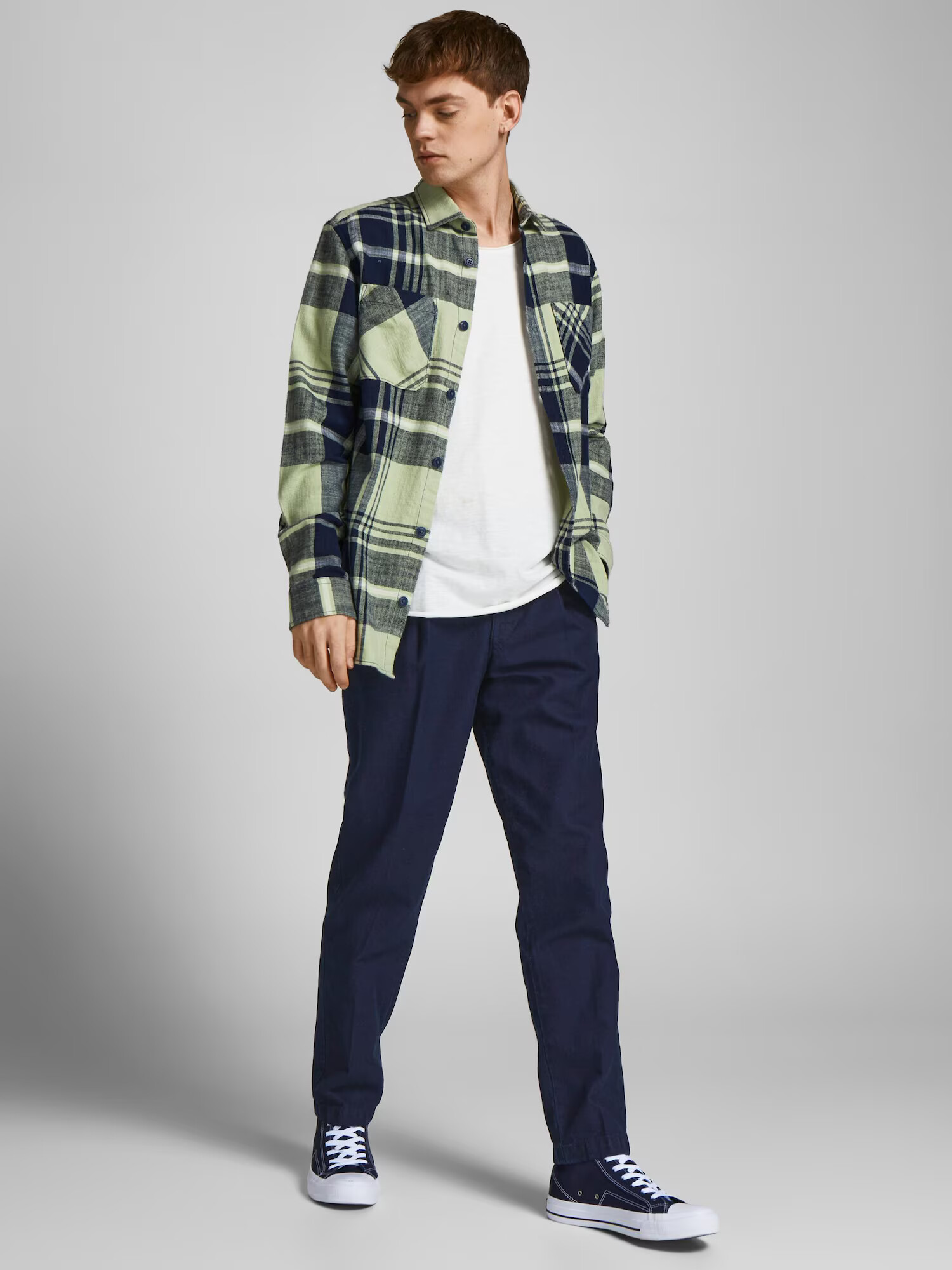 JACK & JONES Pantaloni albastru - Pled.ro