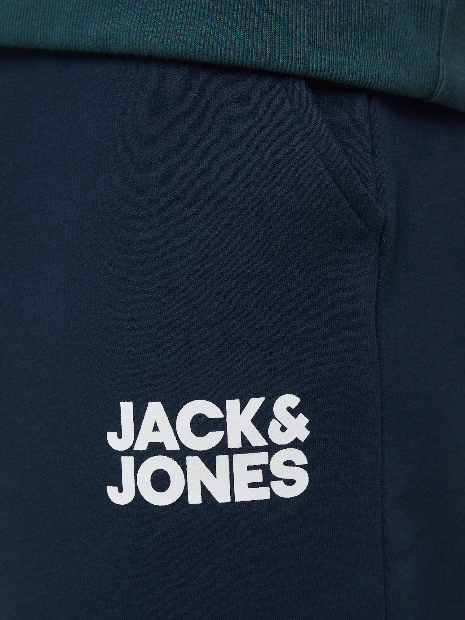 JACK & JONES Pantaloni albastru noapte / alb - Pled.ro