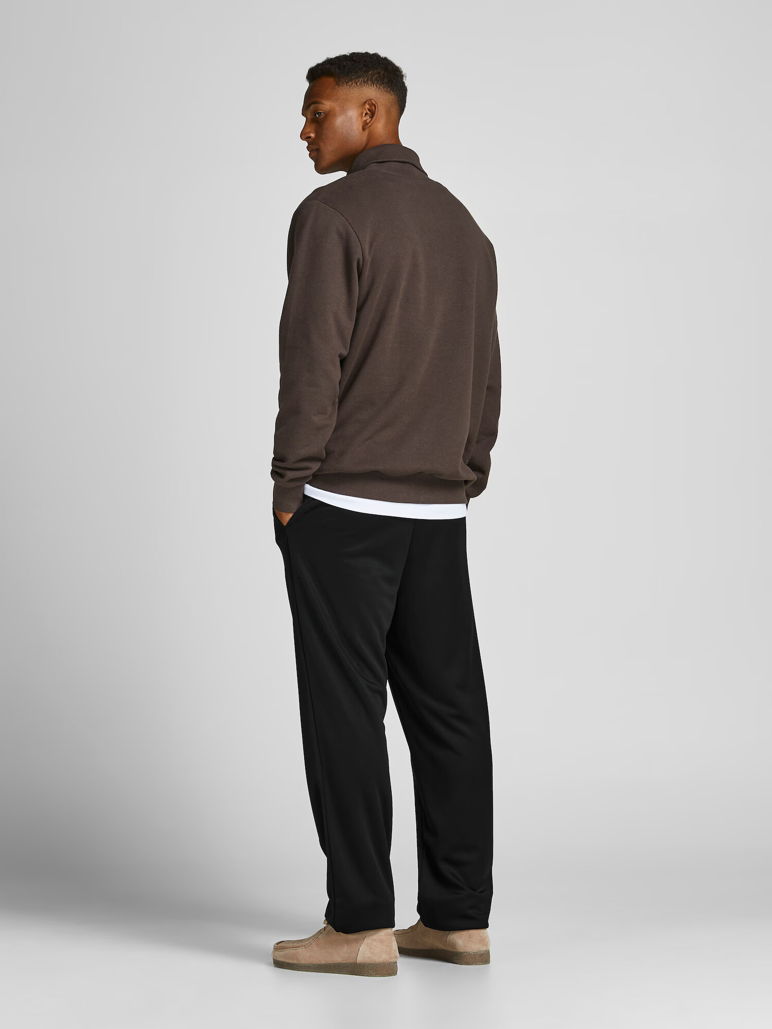 JACK & JONES Pantaloni cu dungă 'Bill Pete' negru - Pled.ro