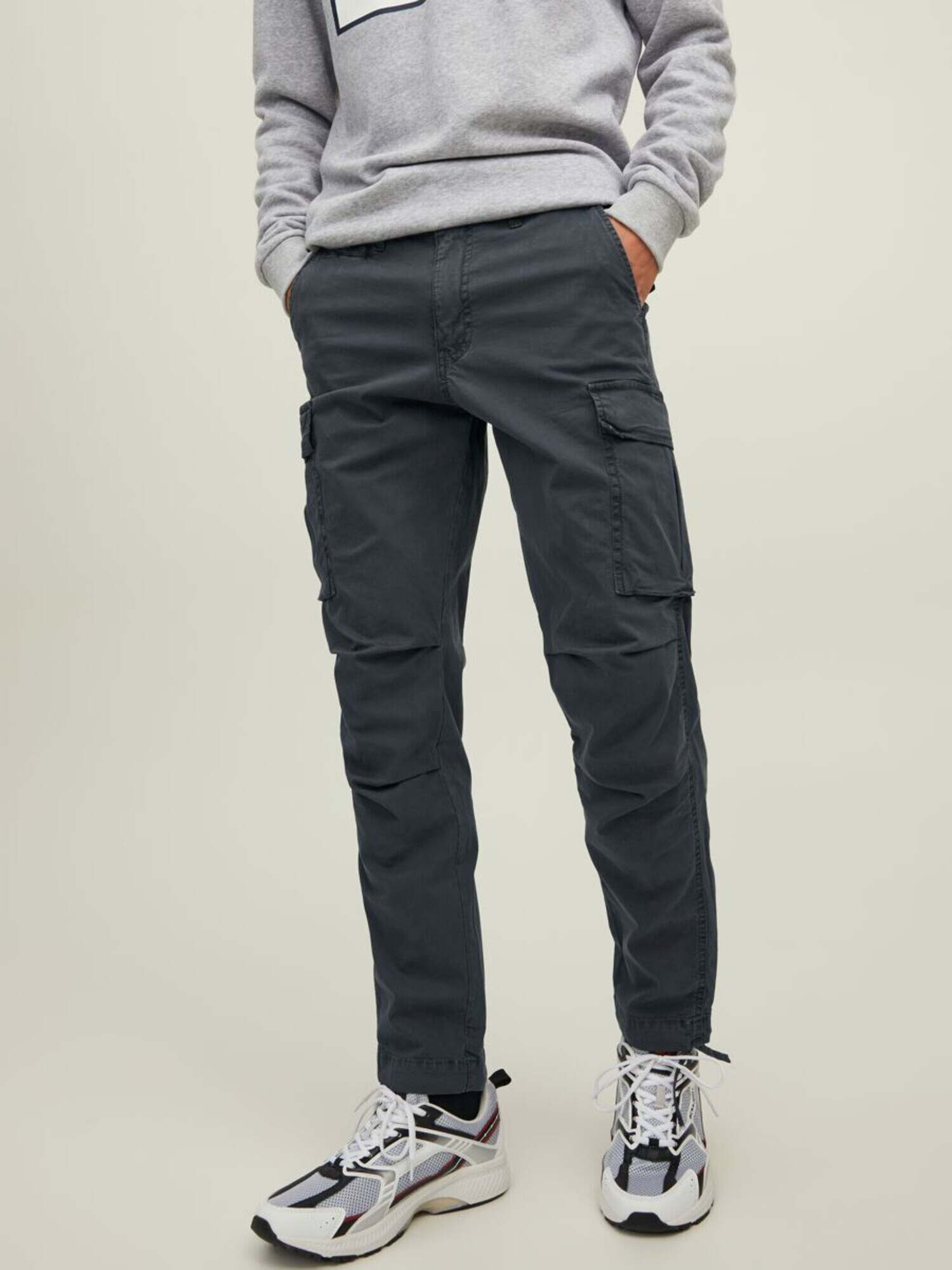 JACK & JONES Pantaloni cu buzunare 'Ace Tucker' gri bazalt - Pled.ro