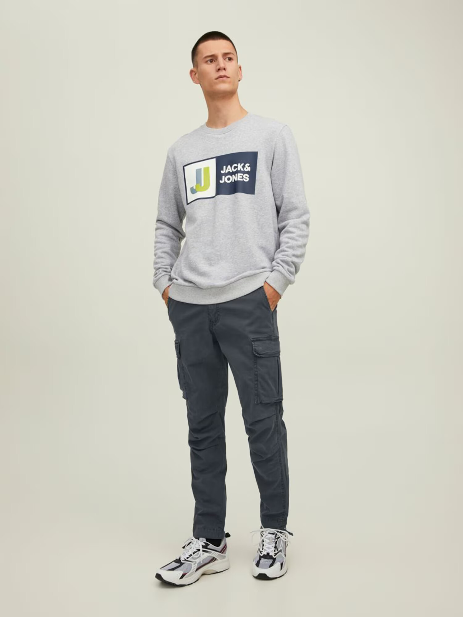 JACK & JONES Pantaloni cu buzunare 'Ace Tucker' gri bazalt - Pled.ro