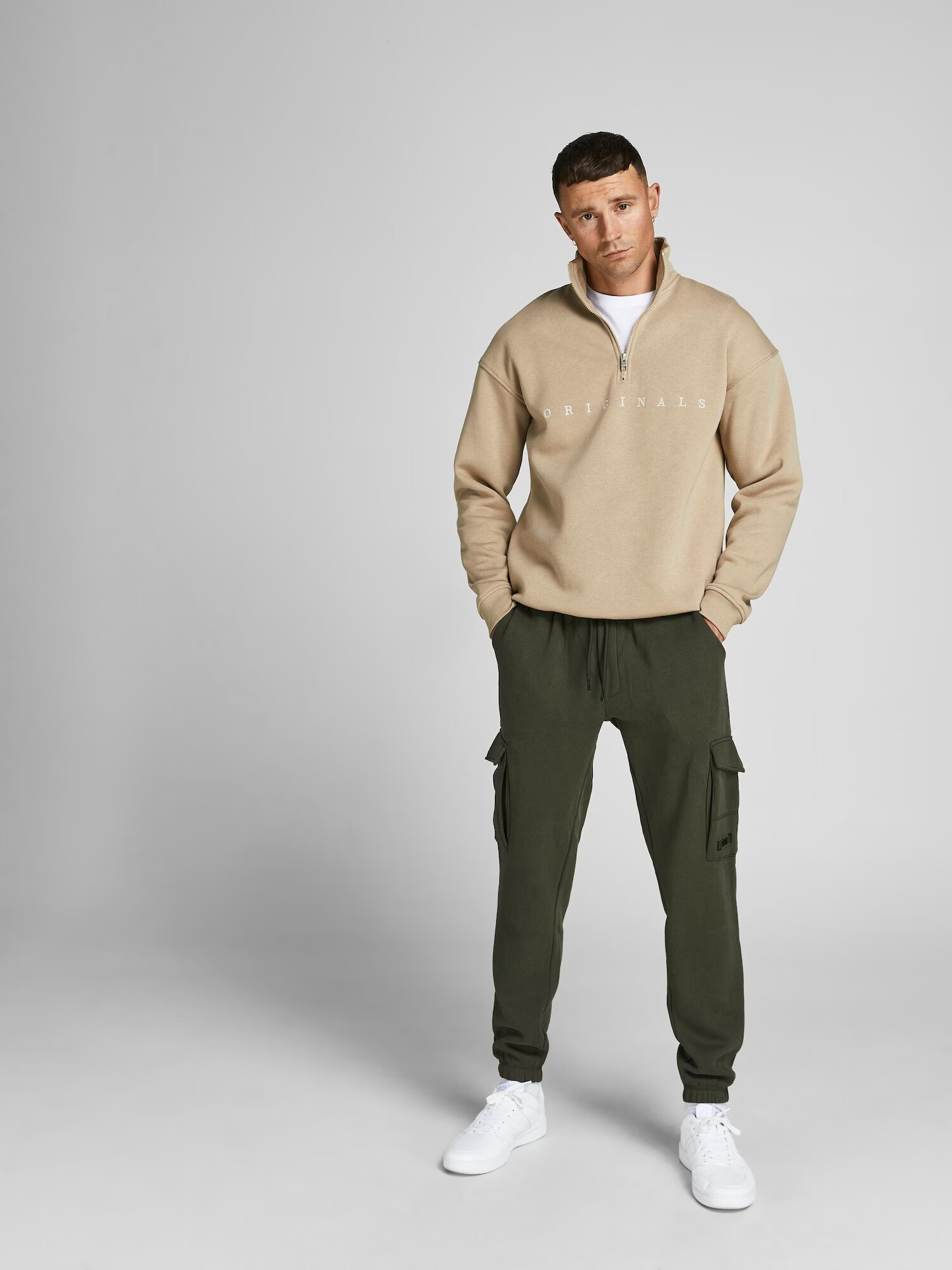 JACK & JONES Pantaloni cu buzunare 'Gordon' kaki - Pled.ro