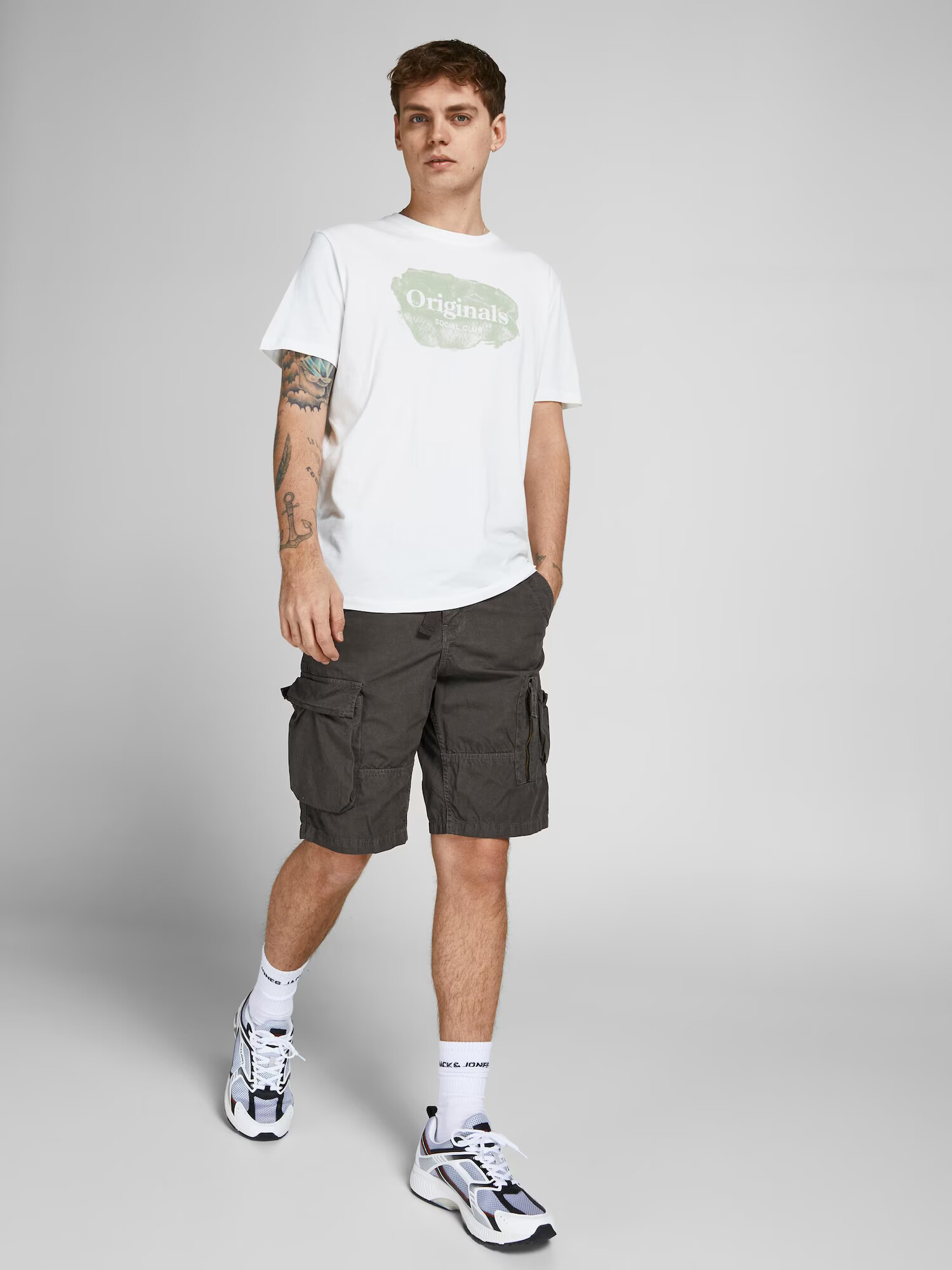 JACK & JONES Pantaloni cu buzunare 'Jude' gri închis - Pled.ro