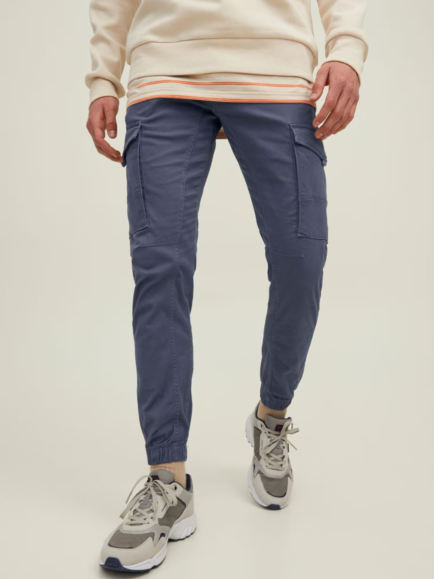 JACK & JONES Pantaloni cu buzunare 'Paul' albastru marin - Pled.ro