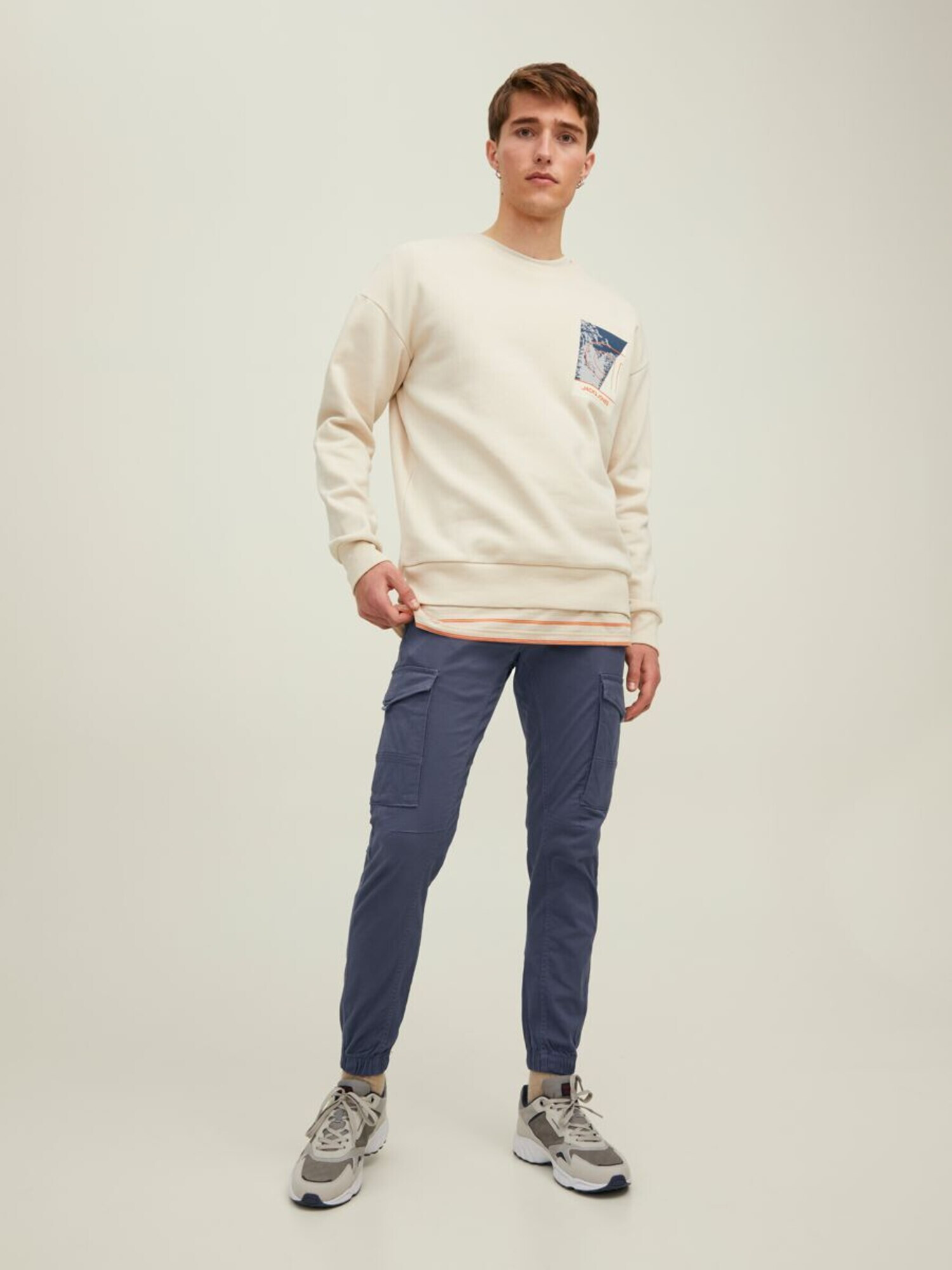 JACK & JONES Pantaloni cu buzunare 'Paul' albastru marin - Pled.ro