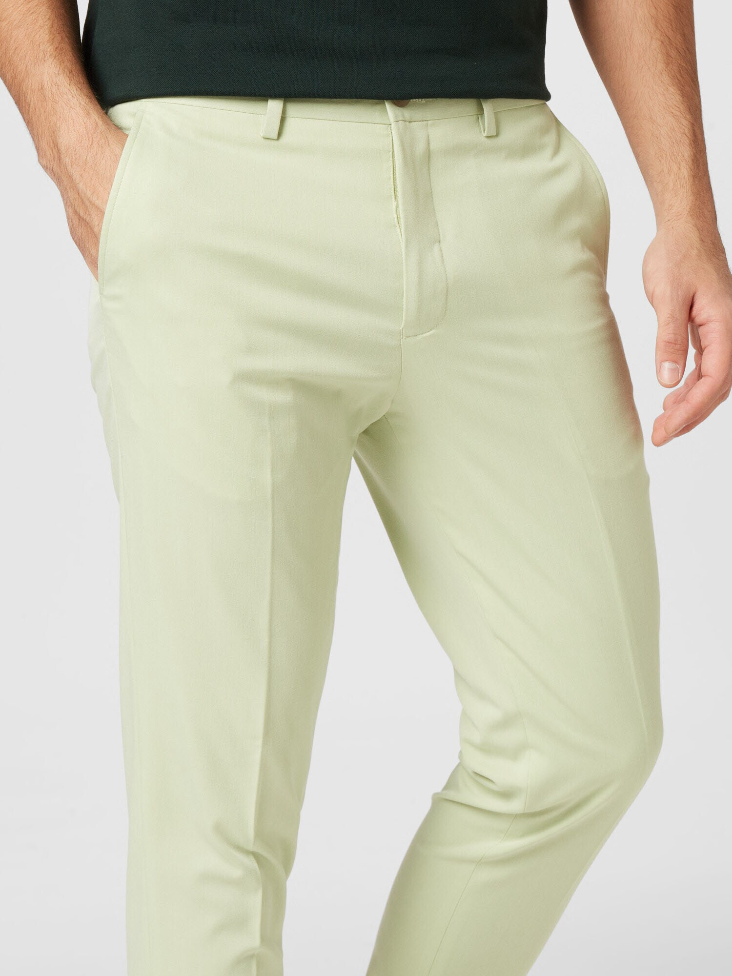 JACK & JONES Pantaloni cu dungă 'Franco' verde deschis - Pled.ro