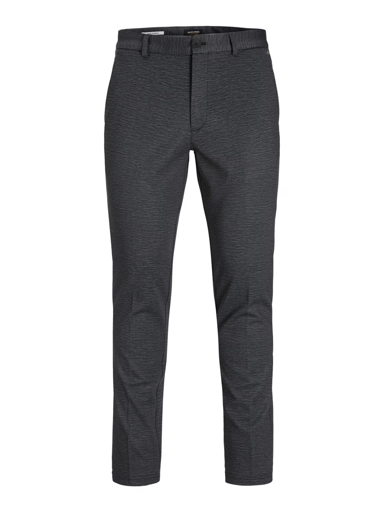 JACK & JONES Pantaloni cu dungă 'Marco' gri închis / alb - Pled.ro