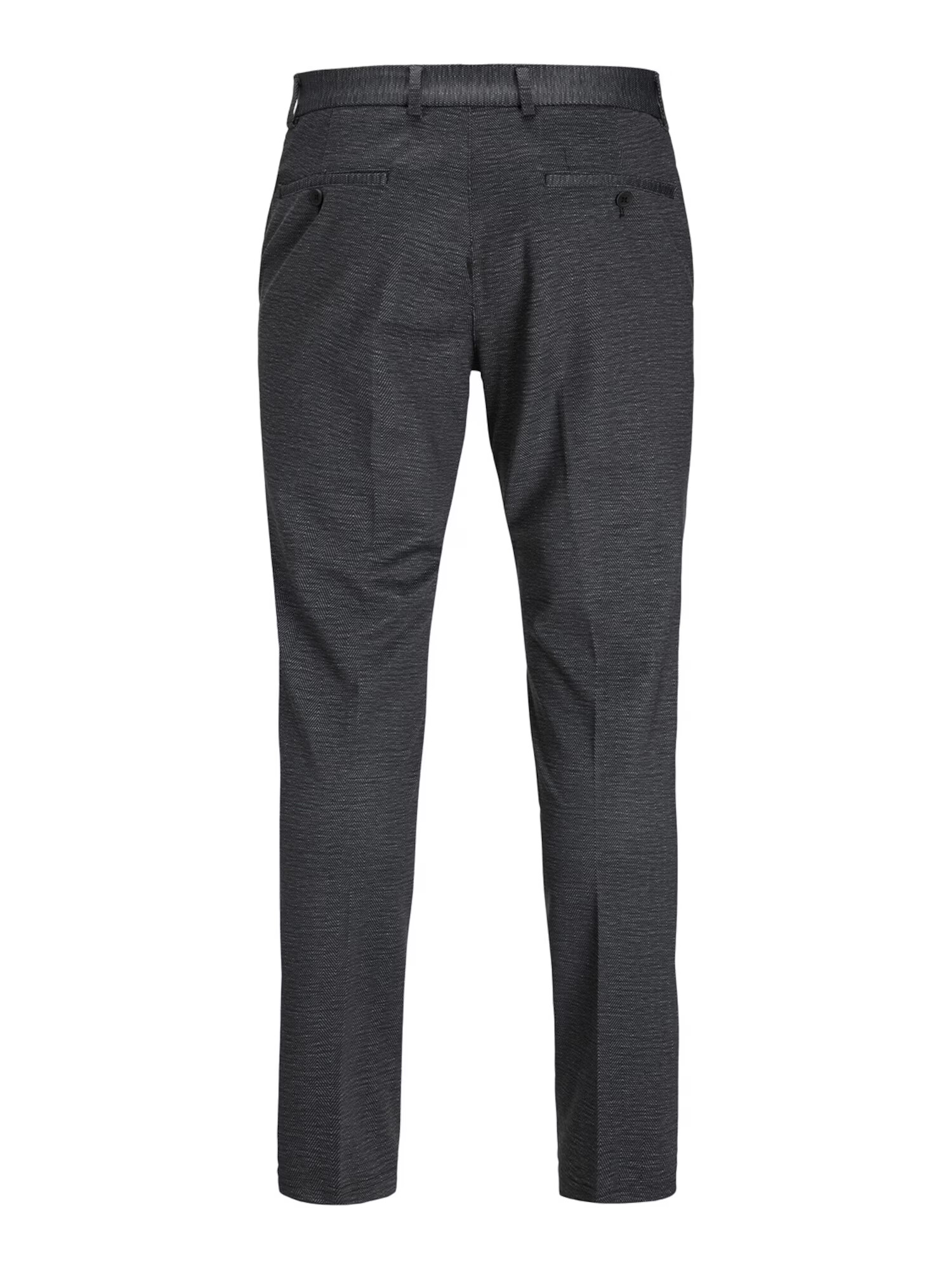 JACK & JONES Pantaloni cu dungă 'Marco' gri închis / alb - Pled.ro