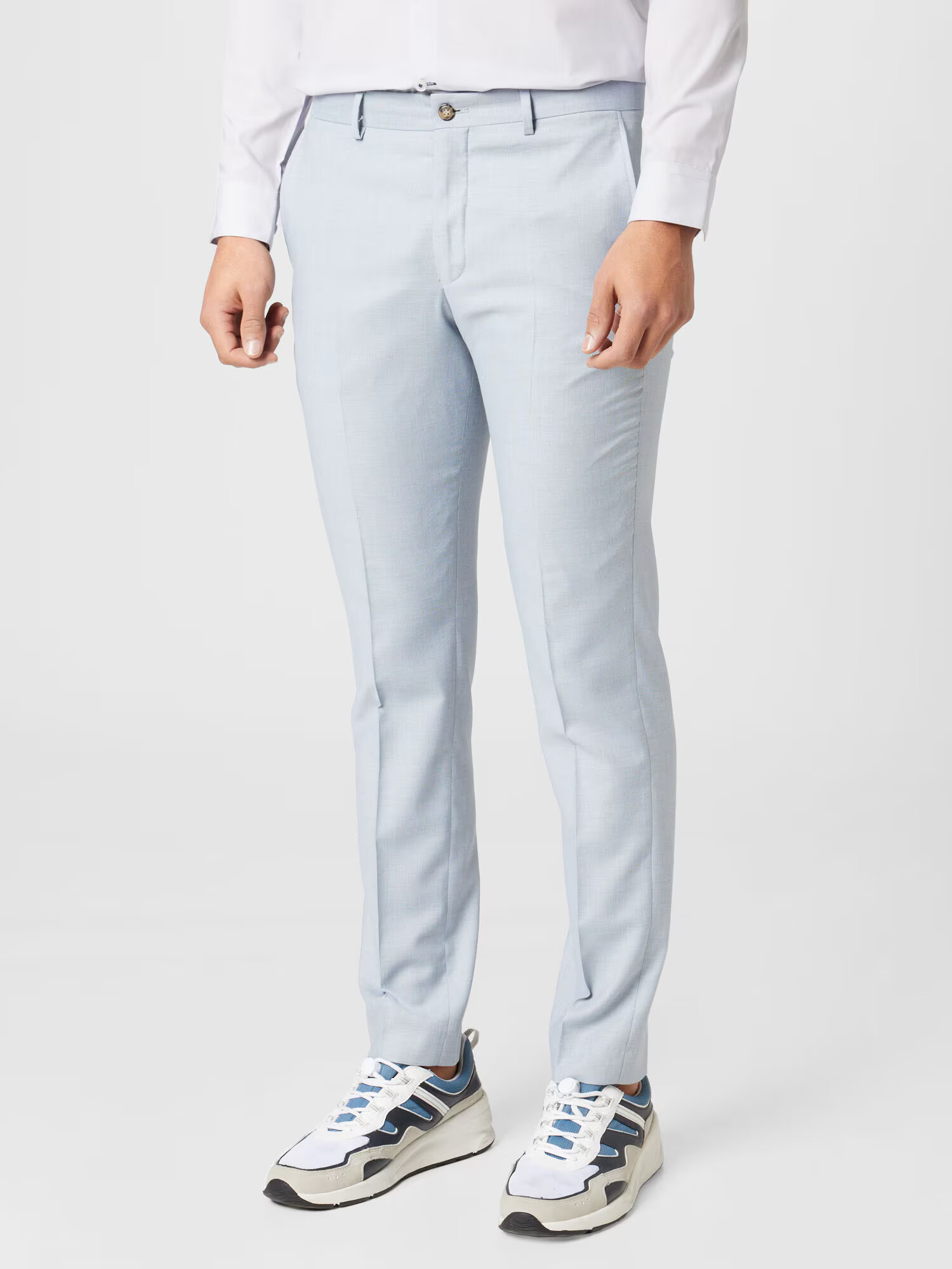 JACK & JONES Pantaloni cu dungă 'Solaris' albastru deschis - Pled.ro