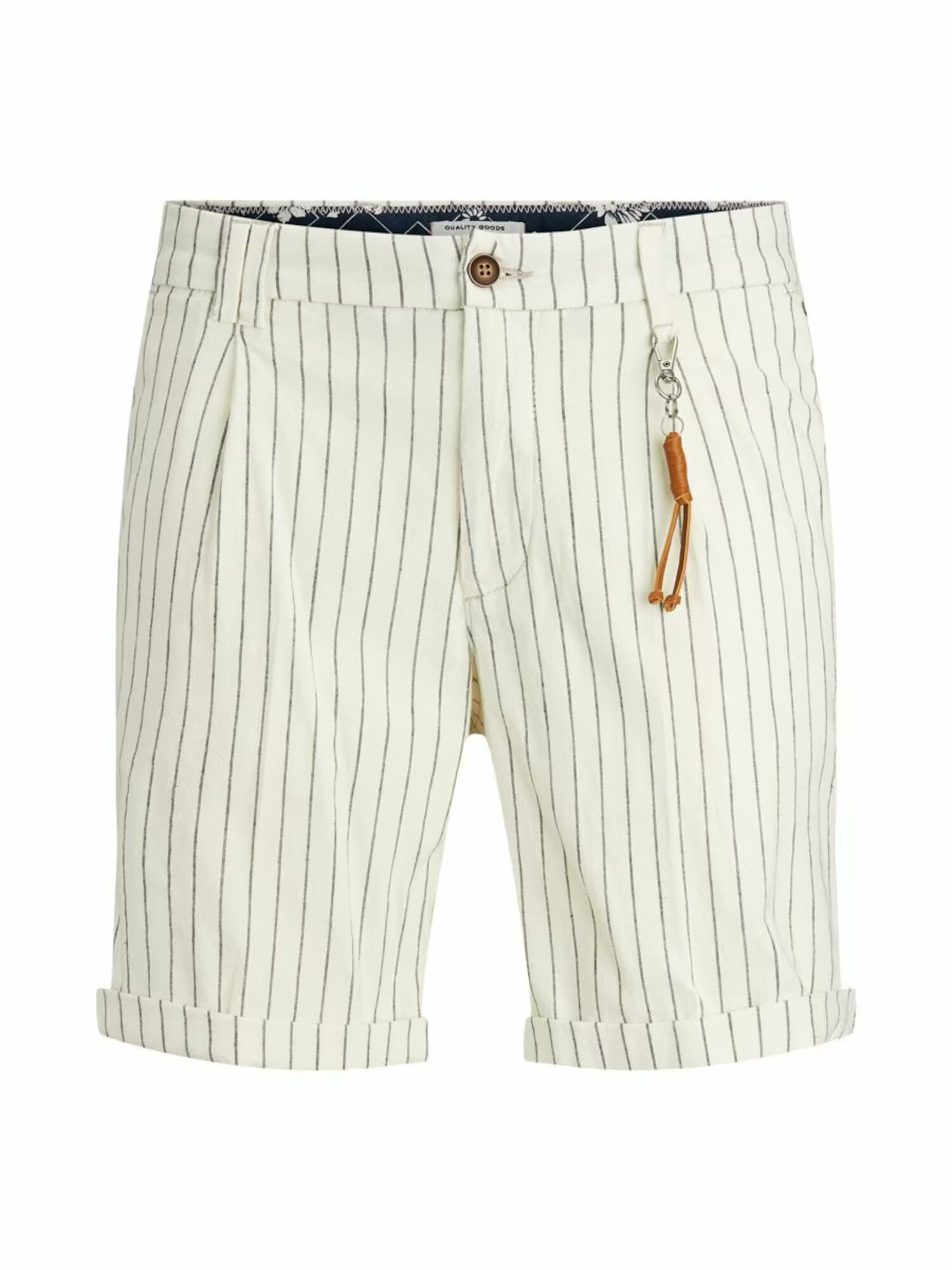 JACK & JONES Pantaloni eleganți albastru închis / alb - Pled.ro