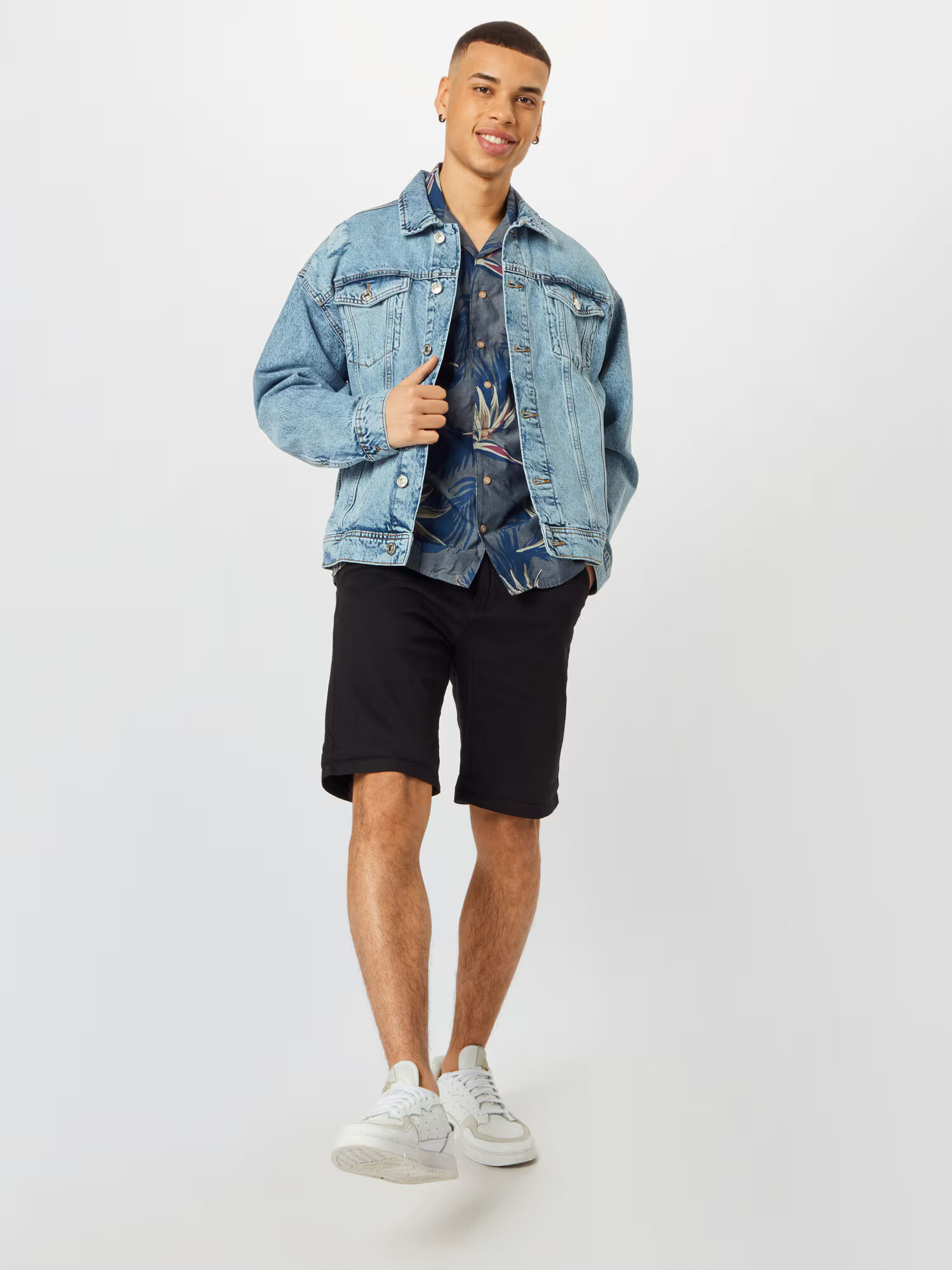 JACK & JONES Pantaloni eleganți 'DAVE' negru - Pled.ro