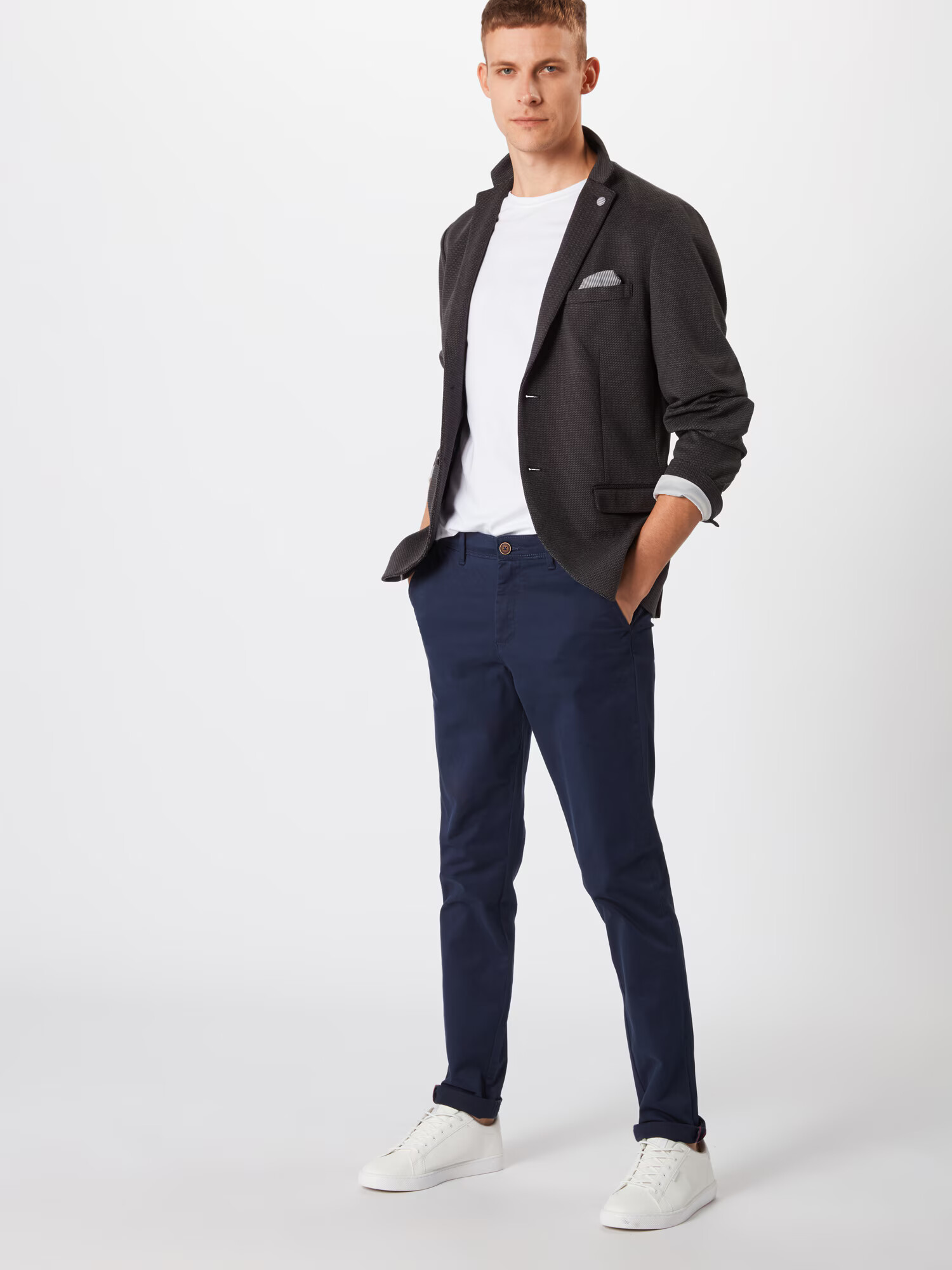 JACK & JONES Pantaloni eleganți 'Marco Bowie' albastru închis - Pled.ro