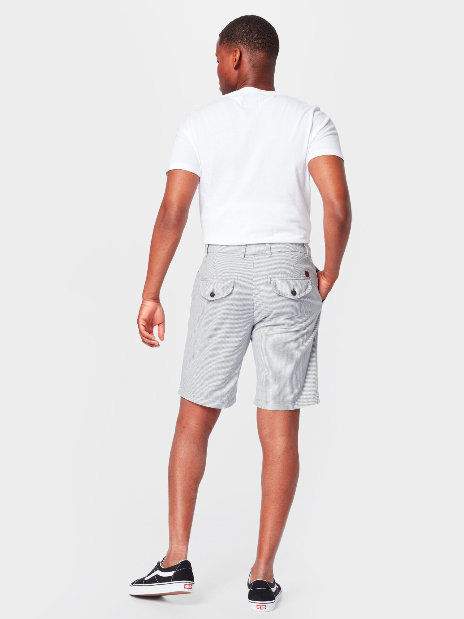 JACK & JONES Pantaloni eleganți 'Milton AKM' bleumarin / alb - Pled.ro