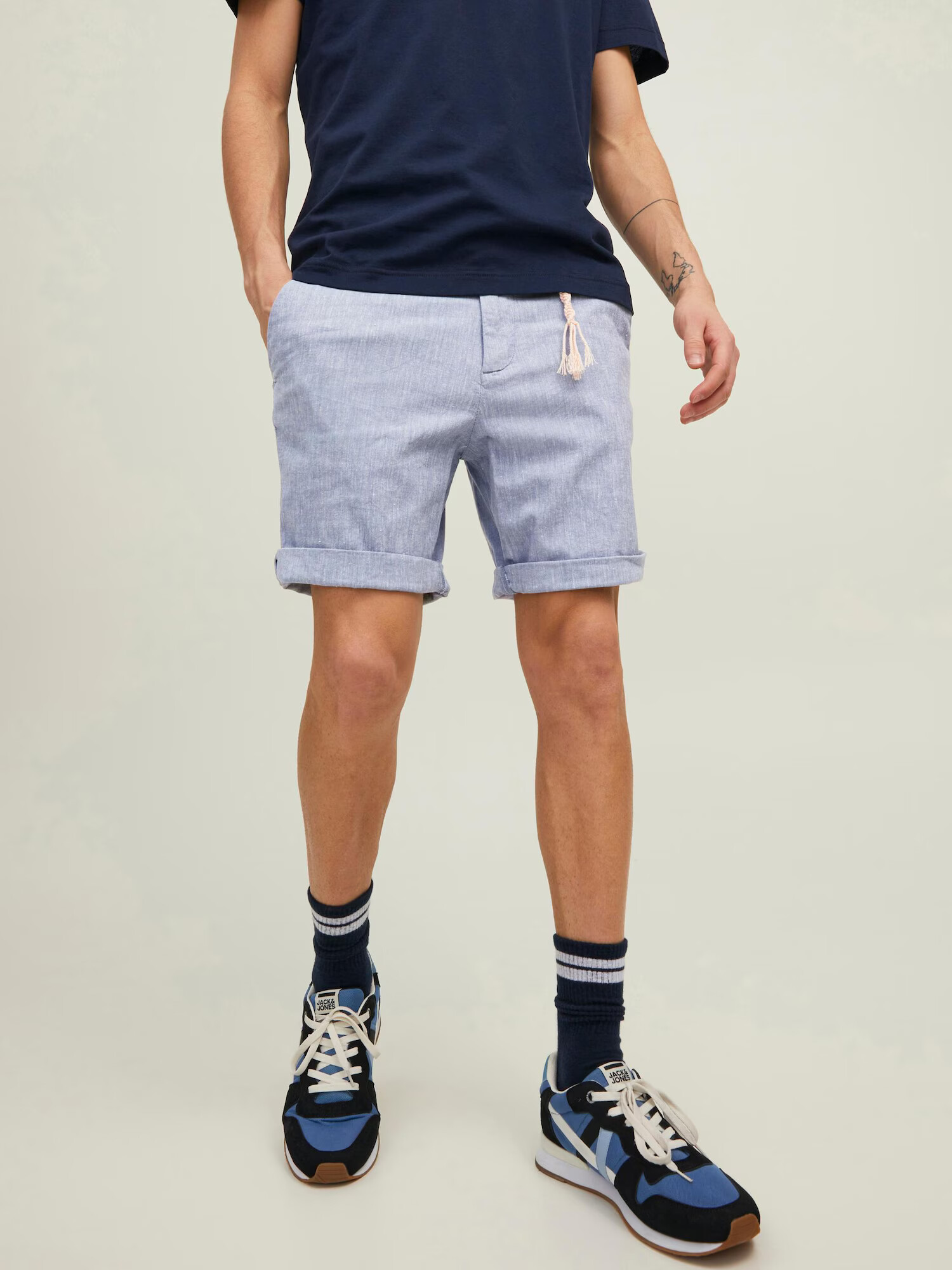 JACK & JONES Pantaloni eleganți 'Sky' albastru fumuriu - Pled.ro