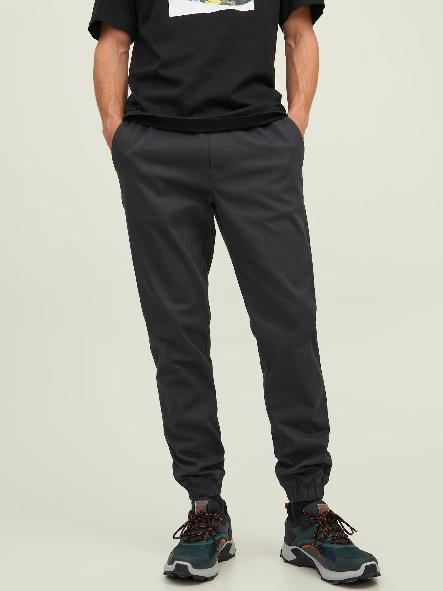 JACK & JONES Pantaloni 'GORDON DAVE' gri închis - Pled.ro