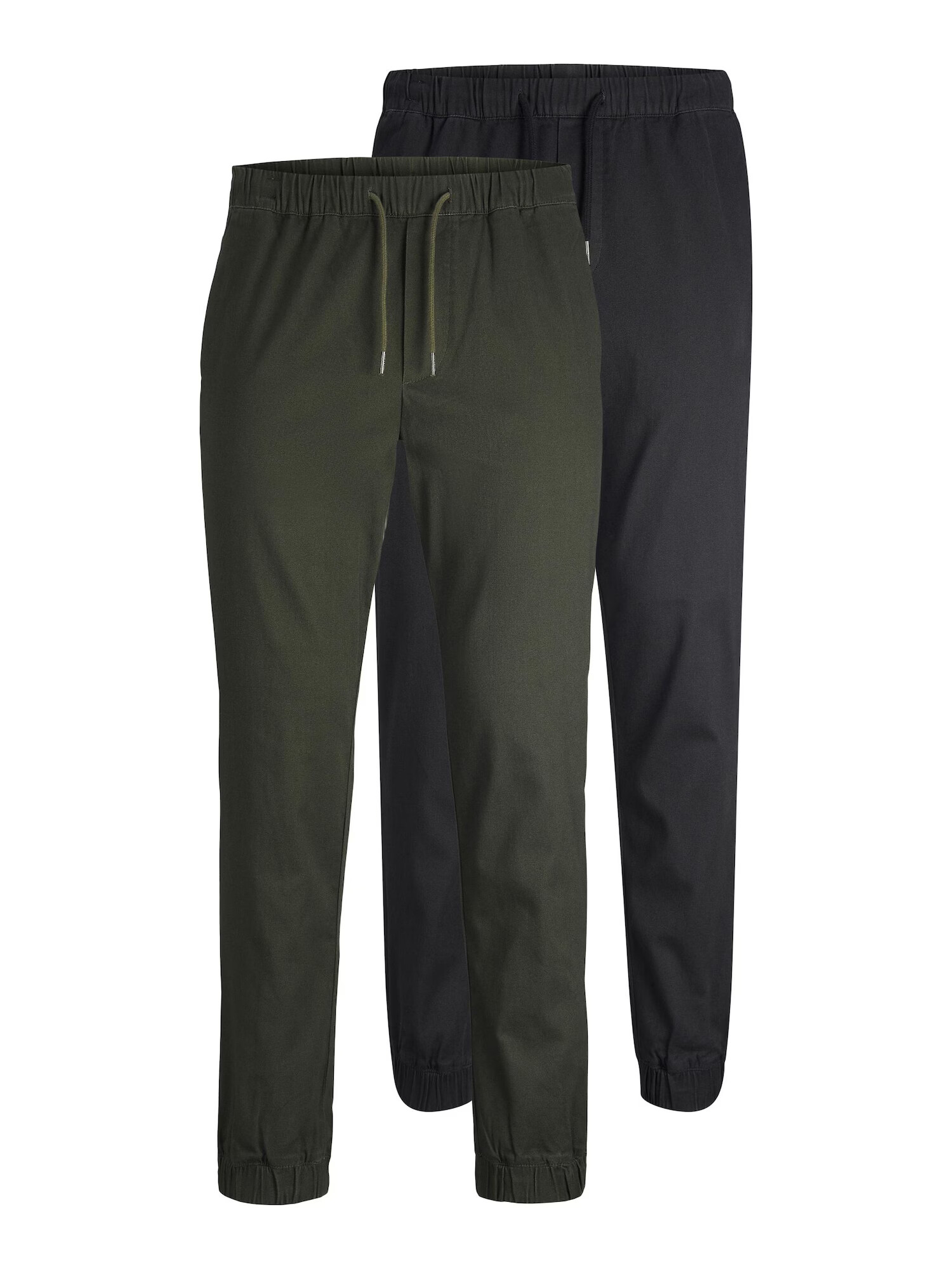 JACK & JONES Pantaloni 'Gordon Dave' verde închis / negru - Pled.ro