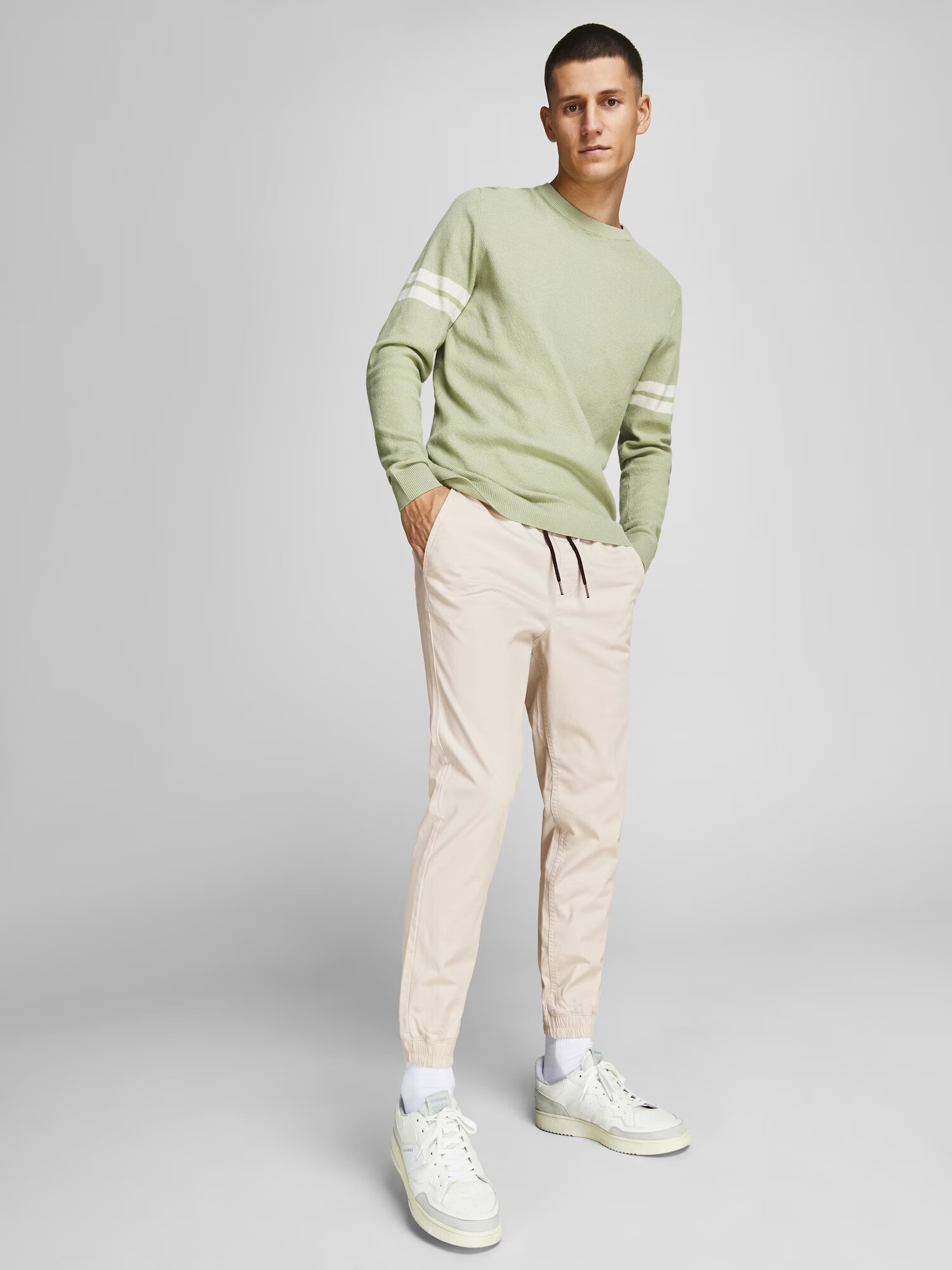 JACK & JONES Pantaloni 'Gordon Lane' bej - Pled.ro