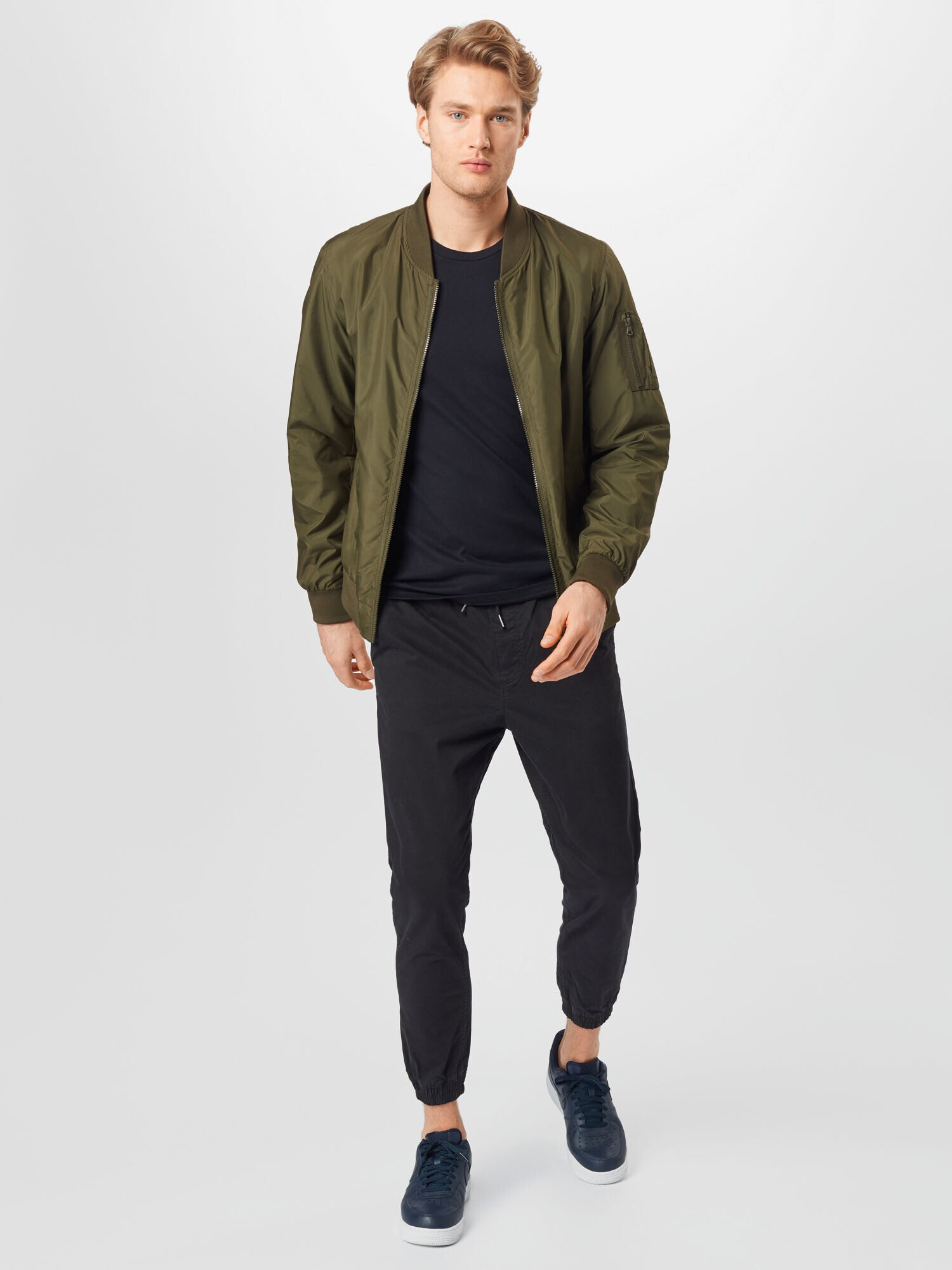 JACK & JONES Pantaloni 'Gordon Lane' negru - Pled.ro