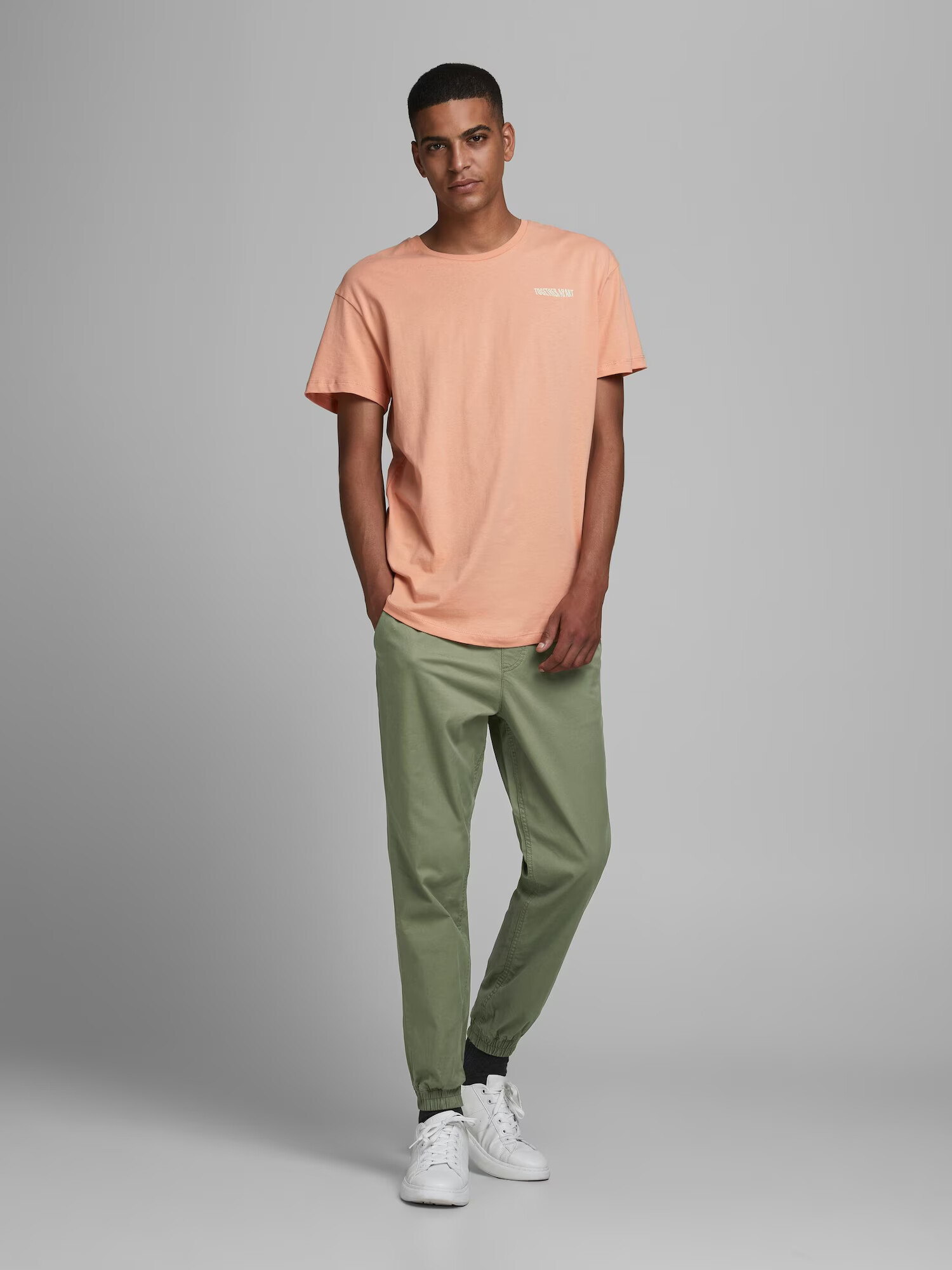 JACK & JONES Pantaloni 'Gordon Lane' oliv - Pled.ro