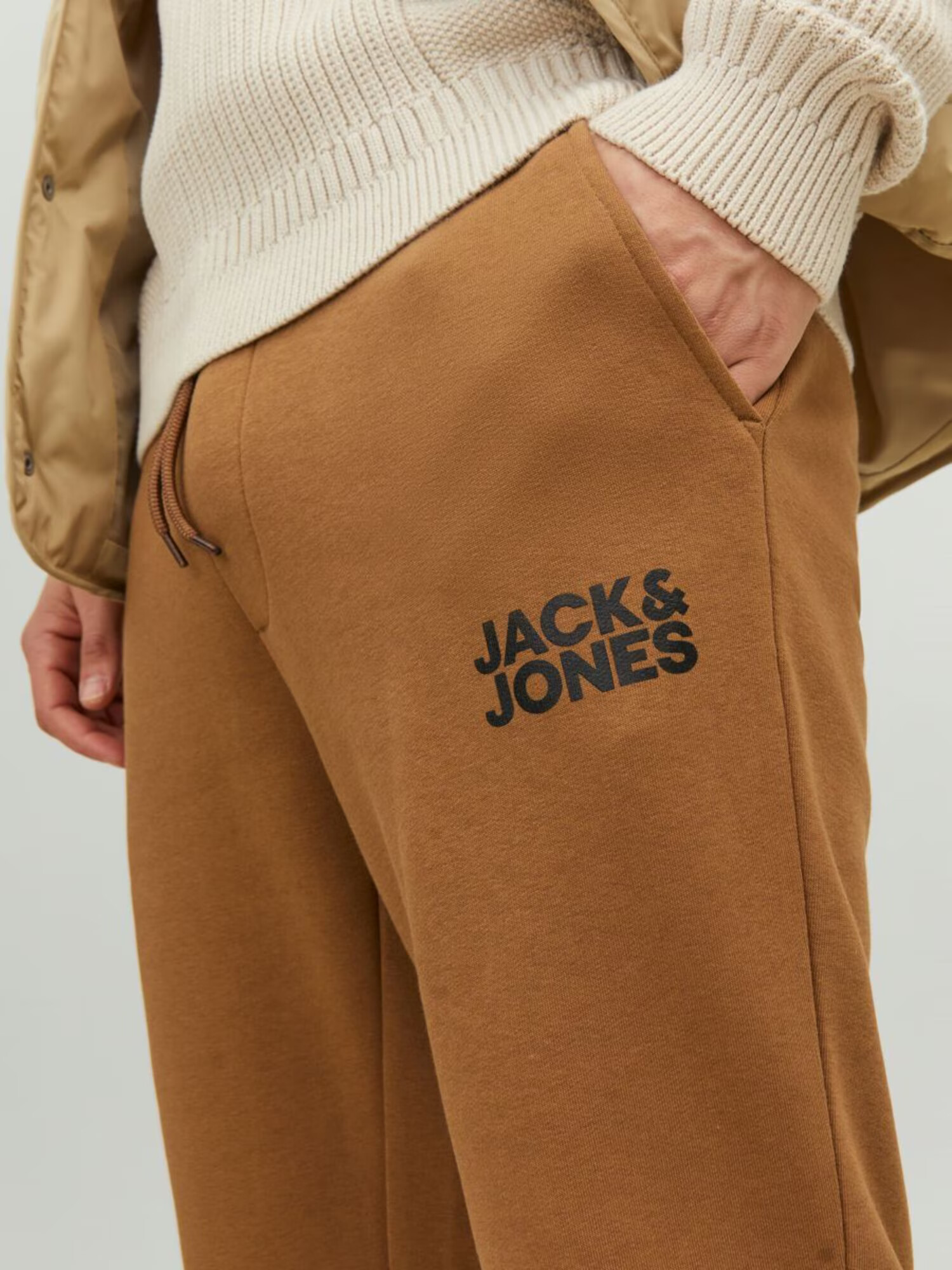 JACK & JONES Pantaloni 'Gordon' maro / negru - Pled.ro