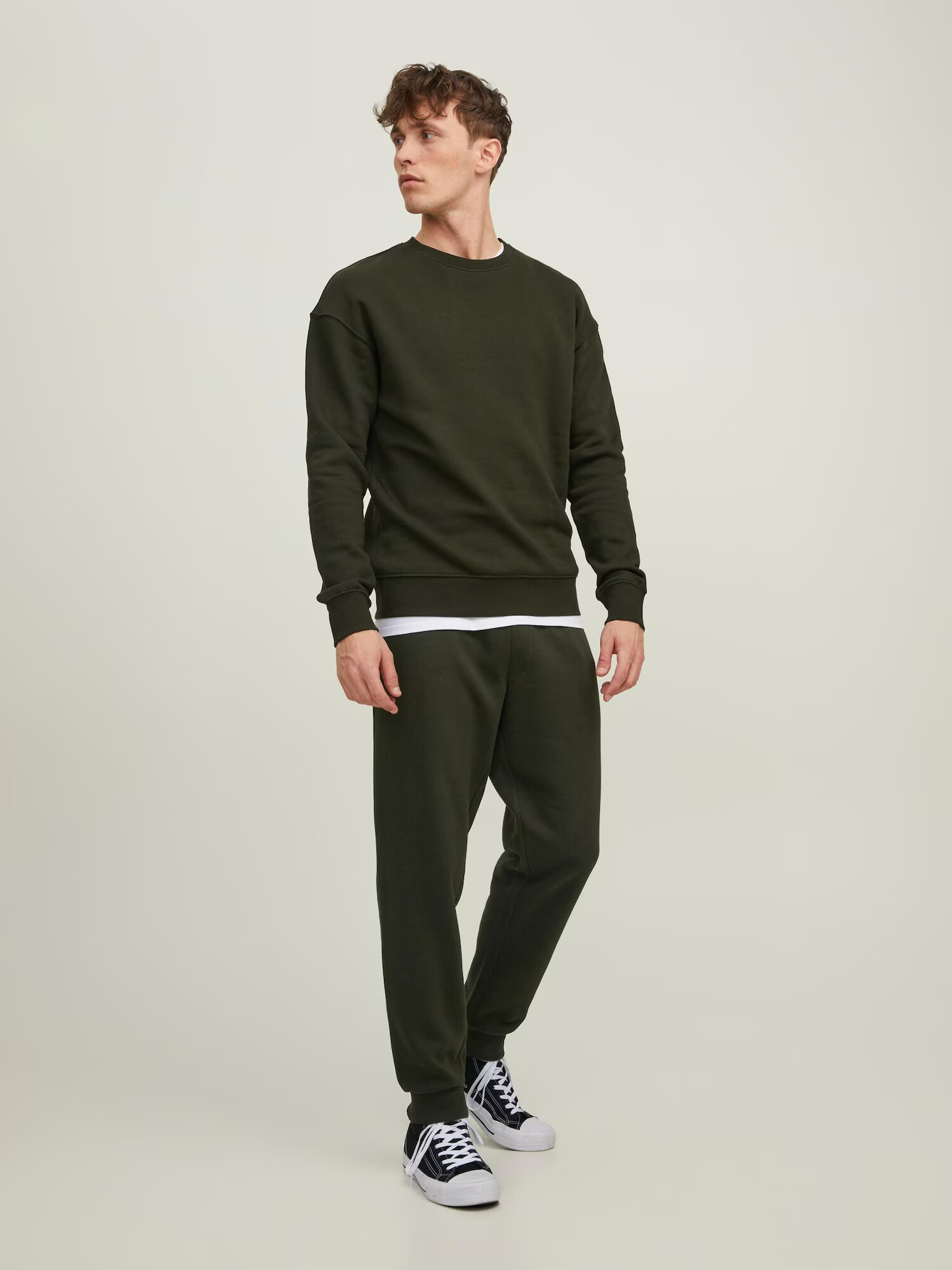 JACK & JONES Pantaloni 'GORDON' verde închis - Pled.ro