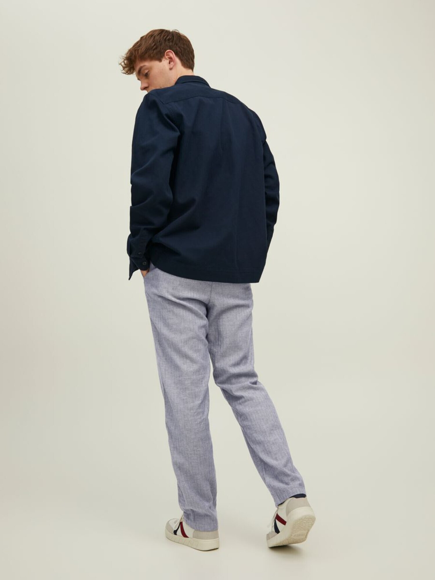 JACK & JONES Pantaloni 'KANE' albastru porumbel - Pled.ro