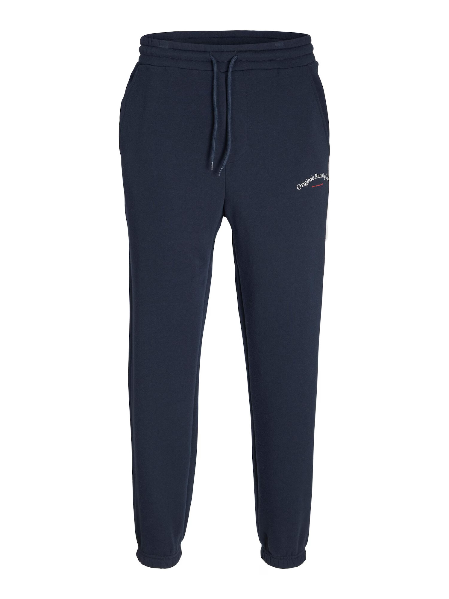 JACK & JONES Pantaloni 'KANE BRINK' bleumarin / roșu carmin / alb - Pled.ro