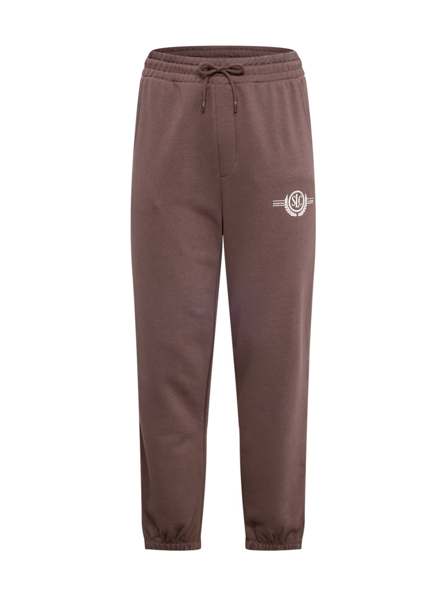 JACK & JONES Pantaloni 'KANE' maro închis / alb - Pled.ro