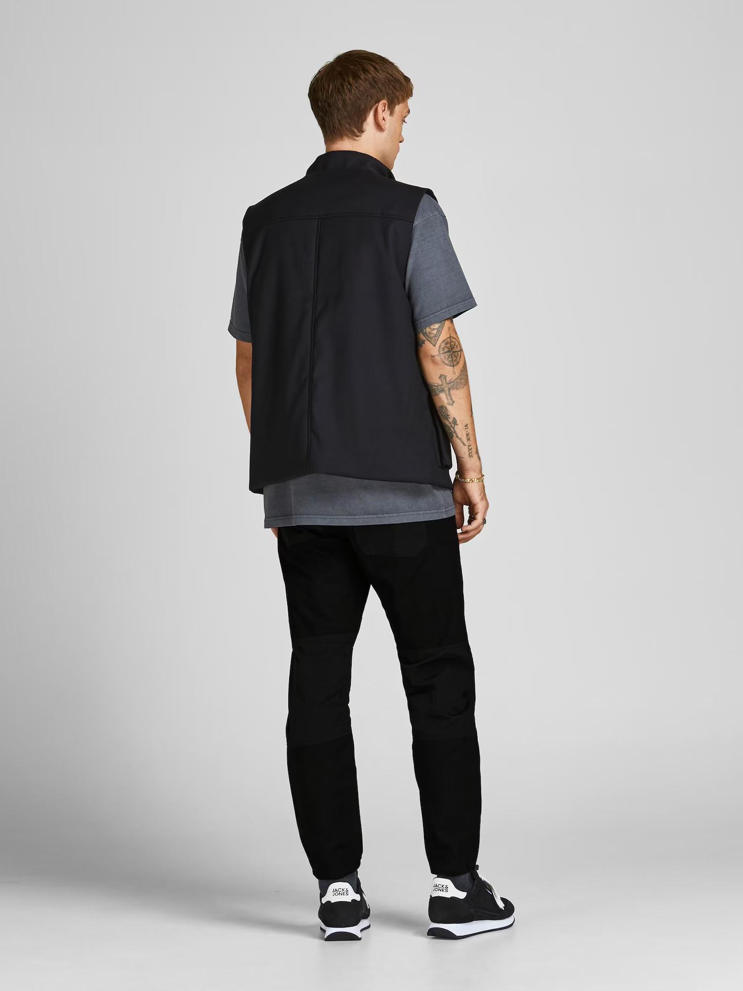 JACK & JONES Pantaloni 'Kane' negru - Pled.ro