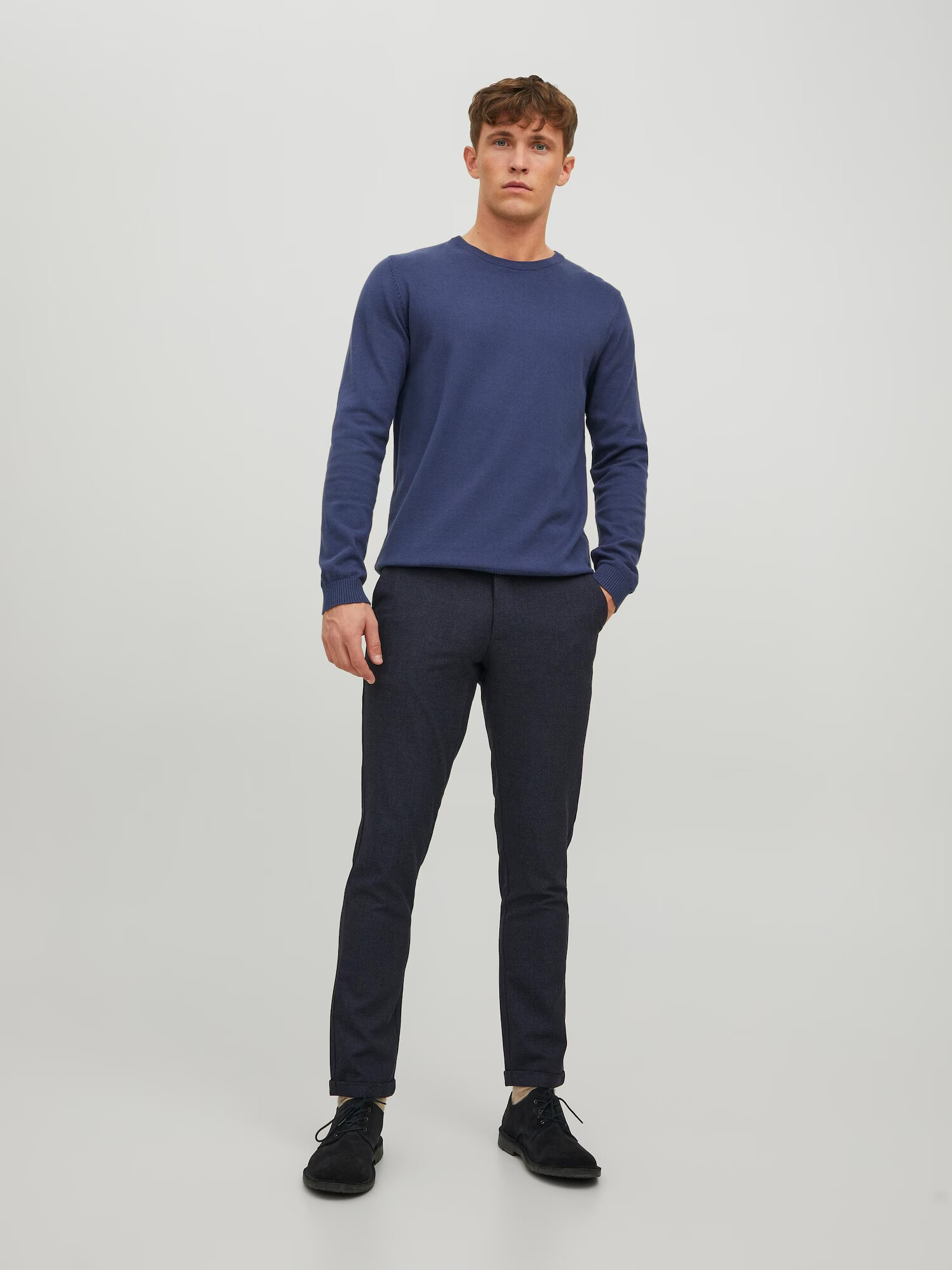 JACK & JONES Pantaloni eleganți 'MARCO CONNOR' bleumarin - Pled.ro