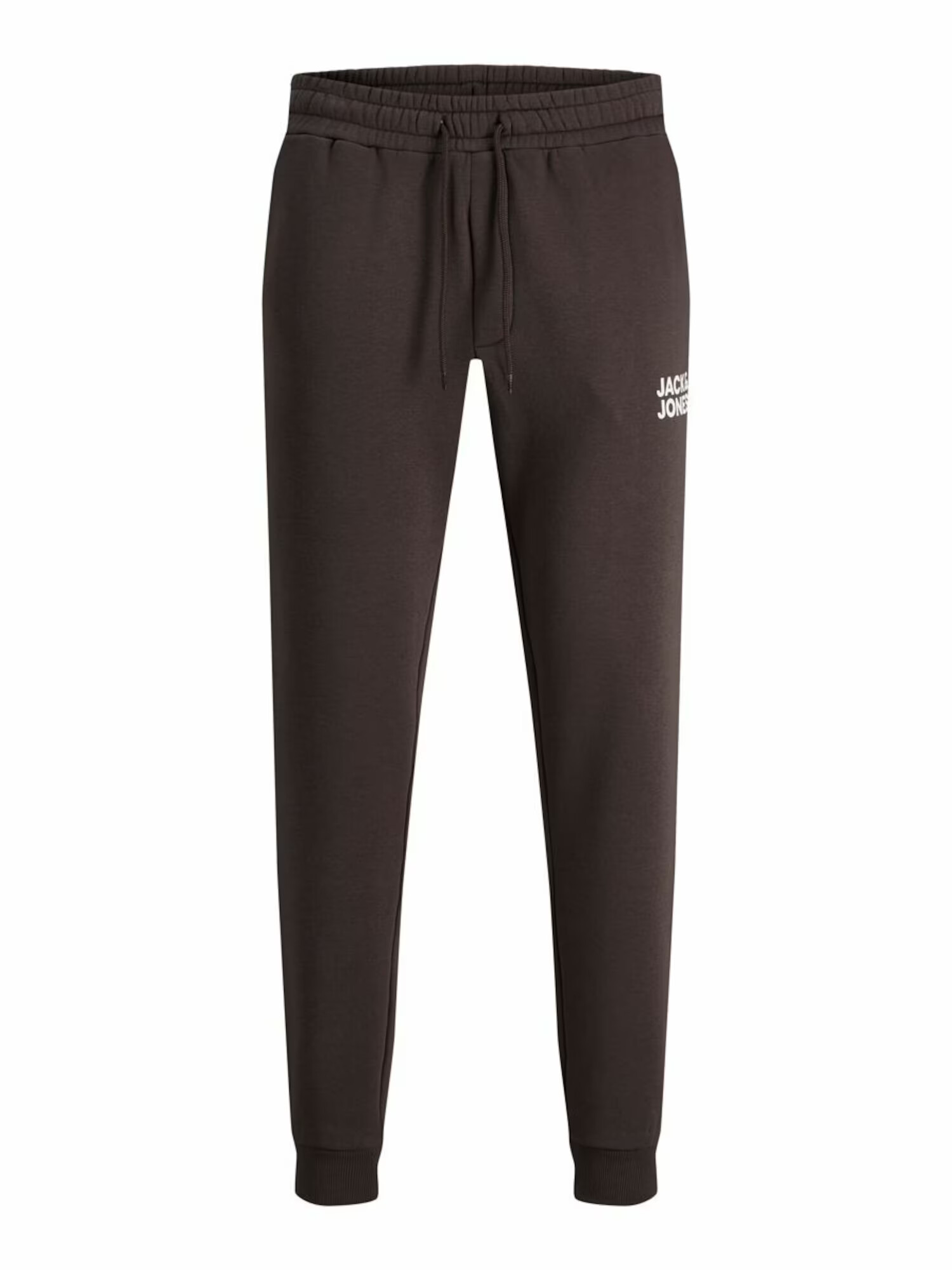 JACK & JONES Pantaloni maro / alb - Pled.ro