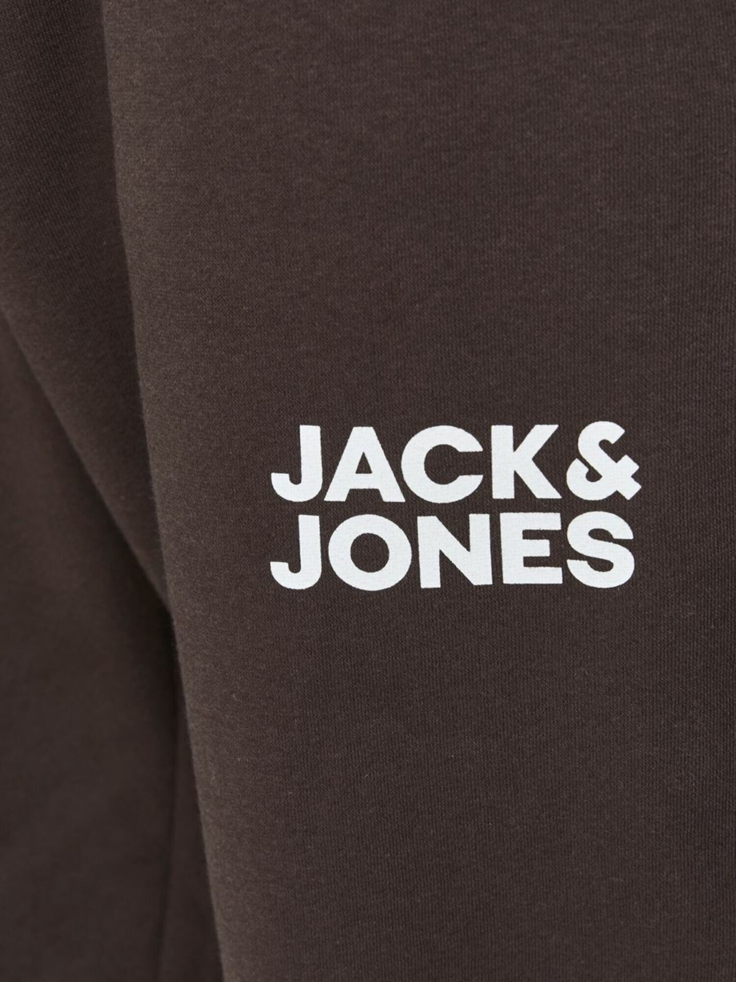 JACK & JONES Pantaloni maro / alb - Pled.ro