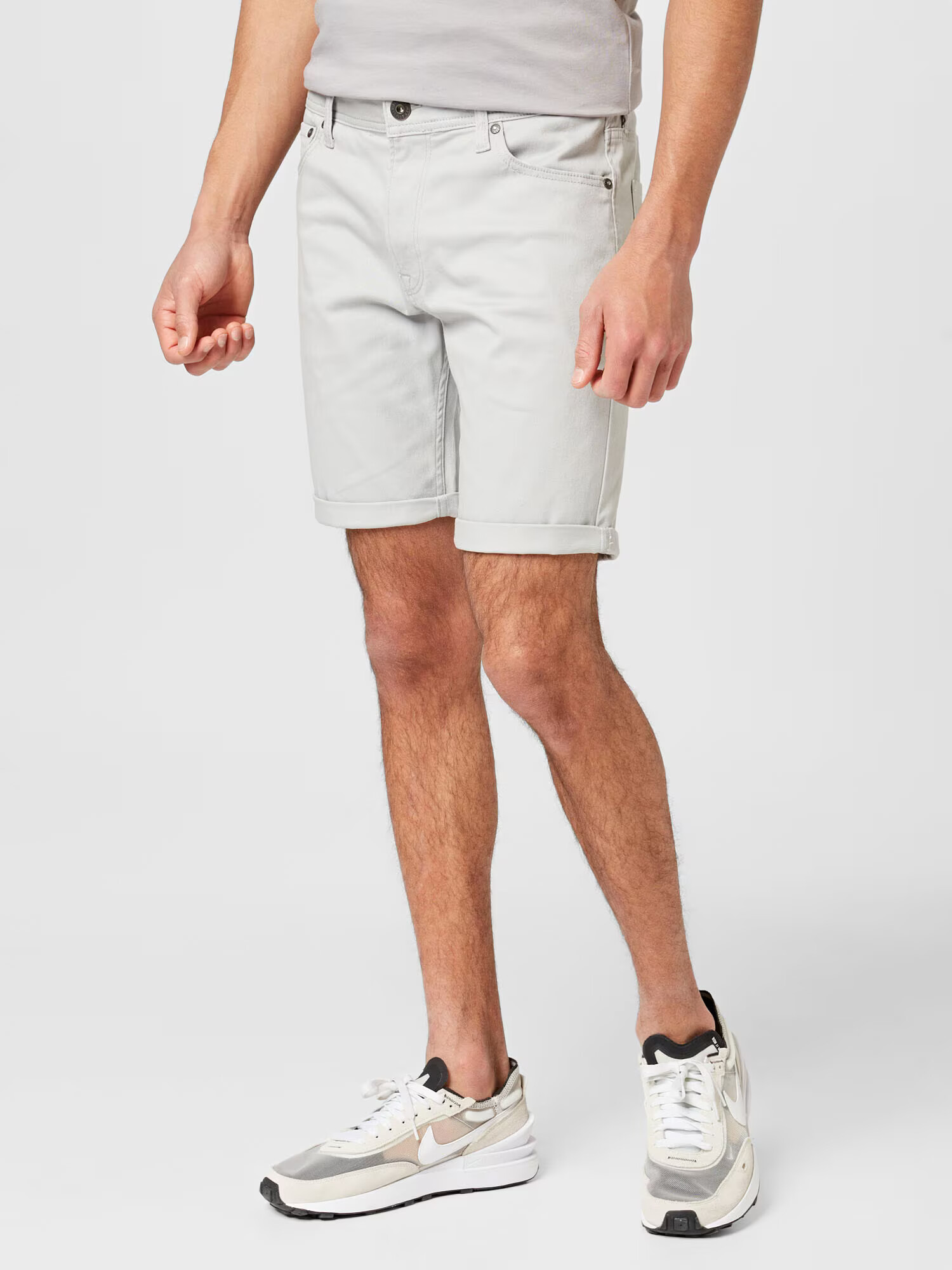 JACK & JONES Pantaloni 'RICK' gri deschis - Pled.ro