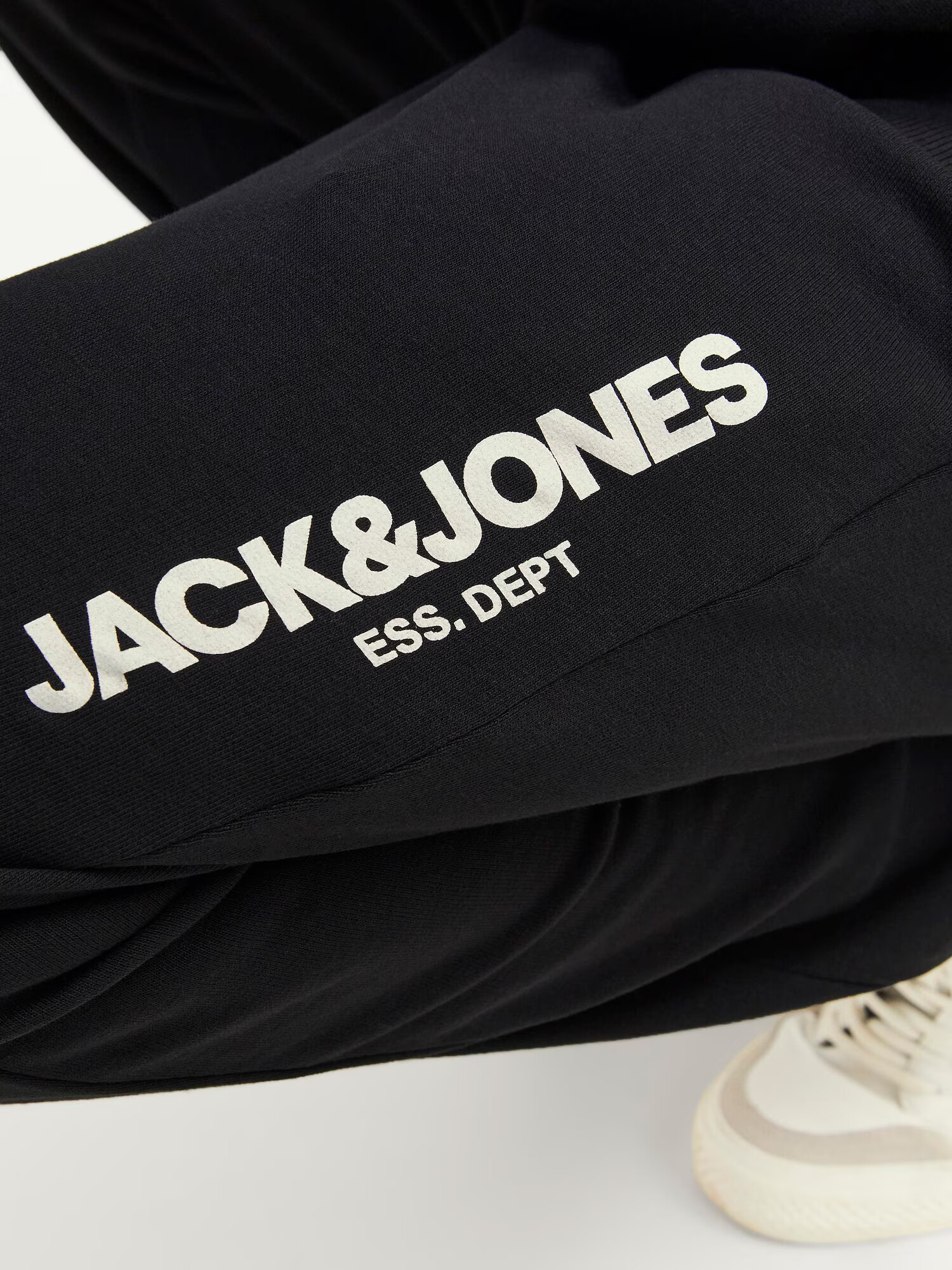 JACK & JONES Pantaloni sport 'GORDON GALE' negru / alb - Pled.ro