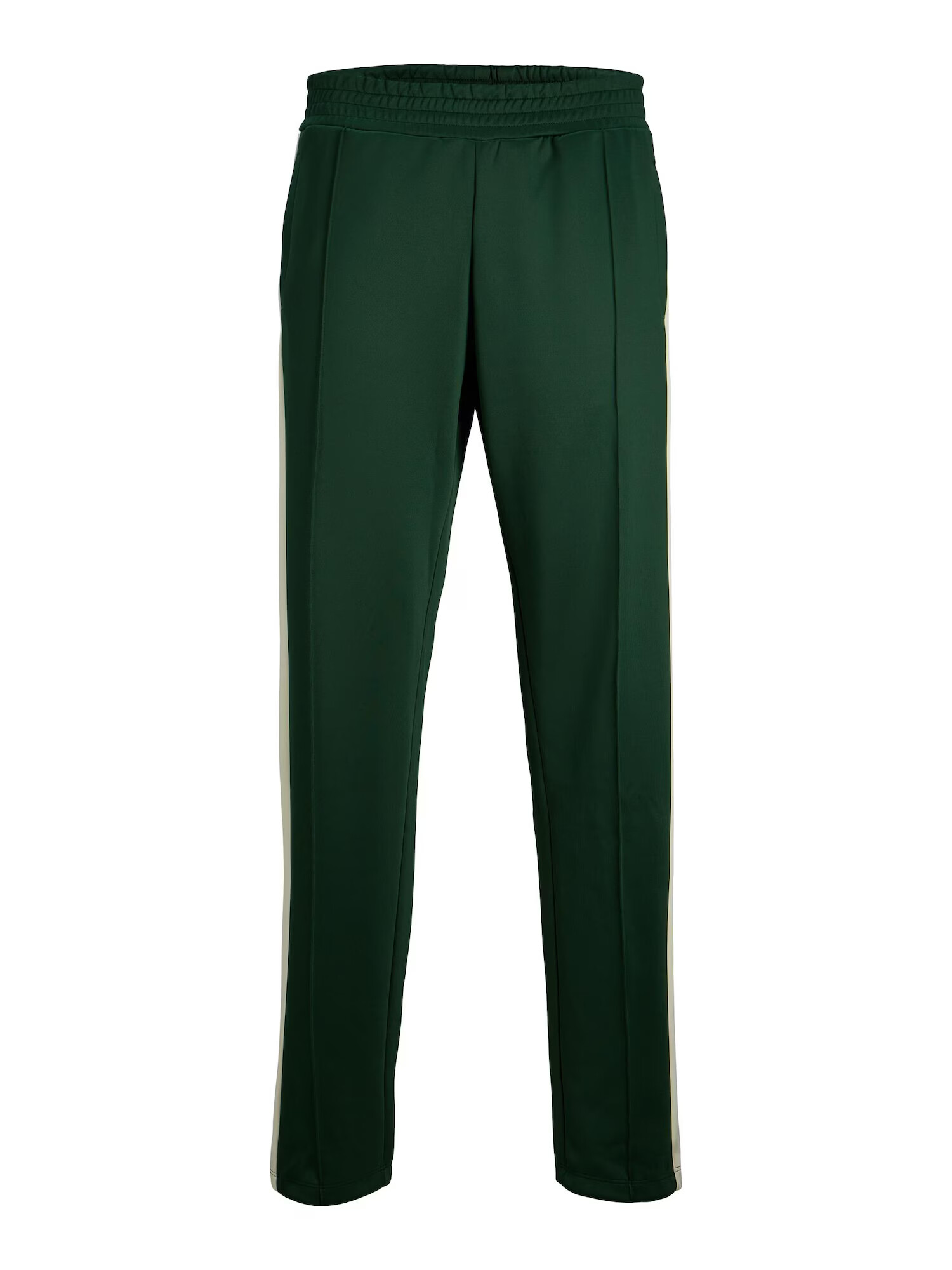 JACK & JONES Pantaloni verde închis / alb - Pled.ro