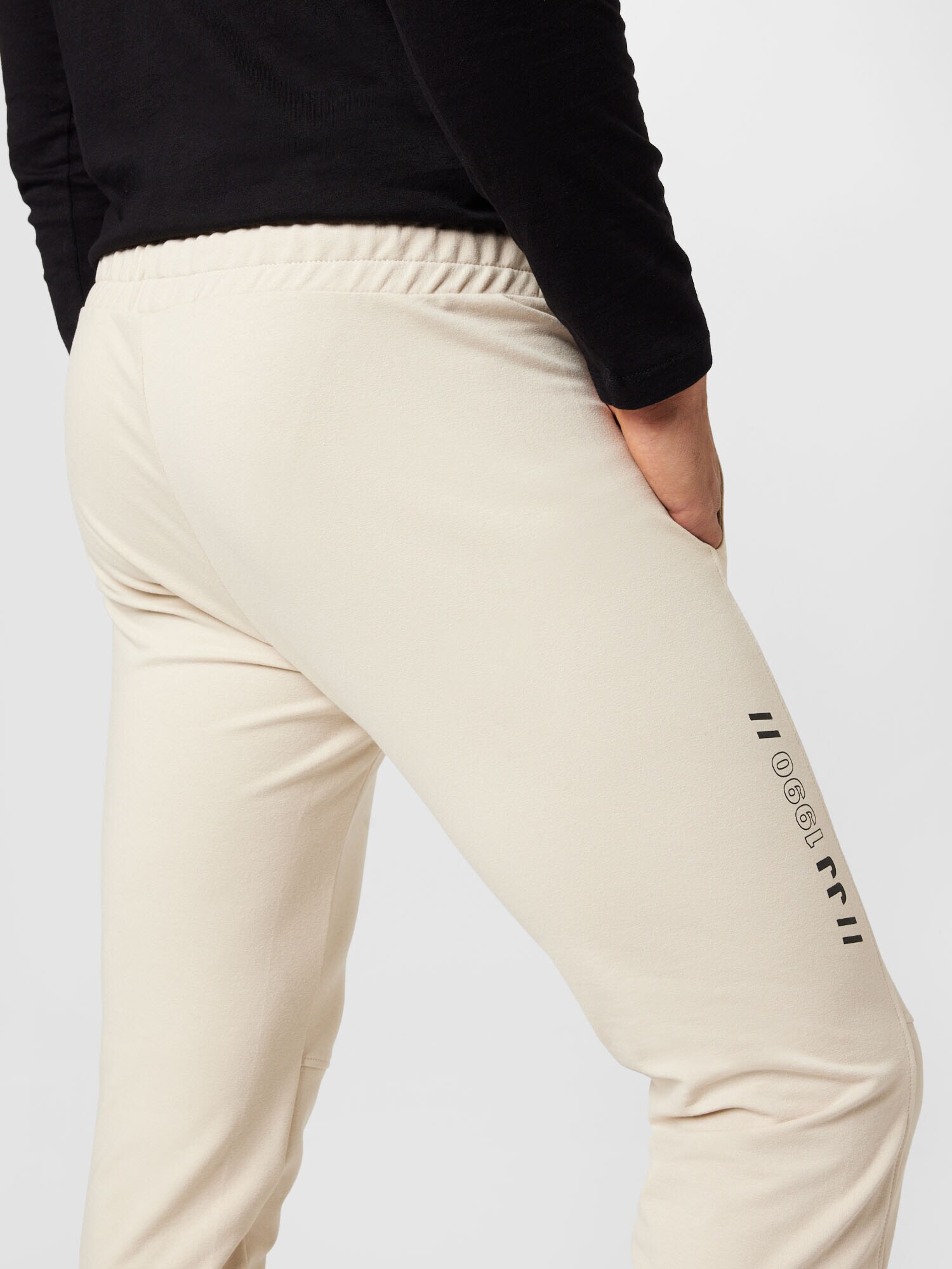 JACK & JONES Pantaloni 'WILL' crem / gri deschis / negru - Pled.ro