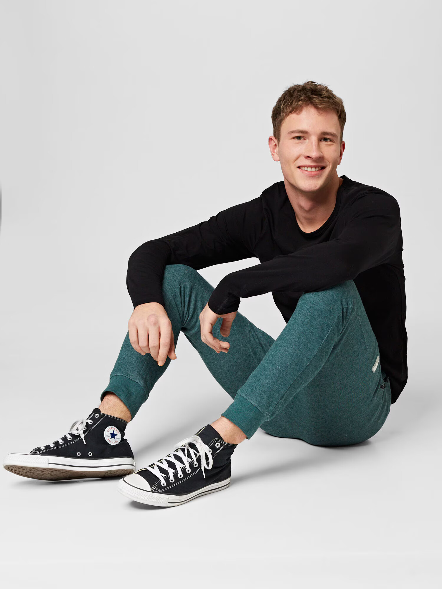 JACK & JONES Pantaloni 'Will' verde amestecat - Pled.ro