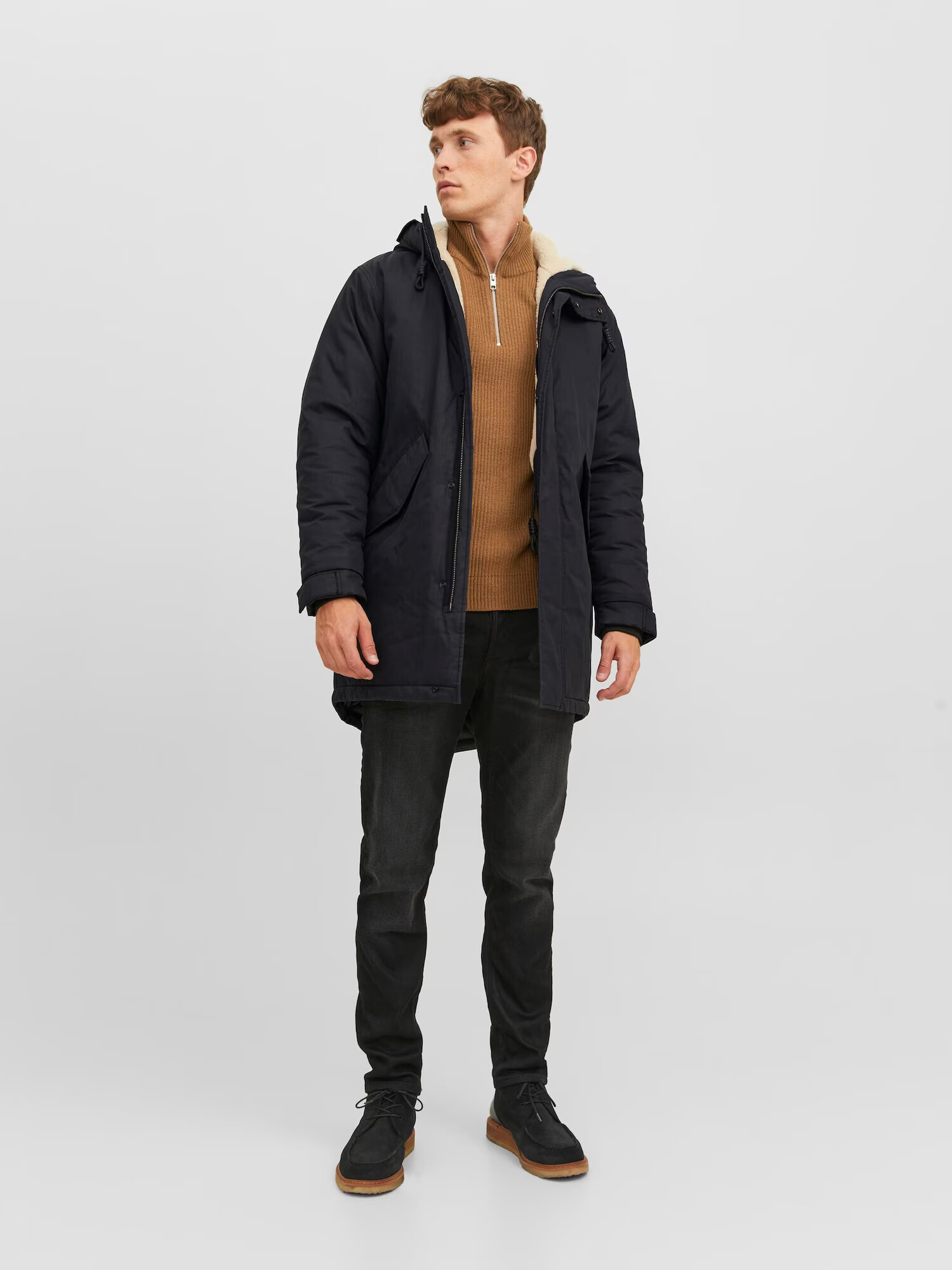 JACK & JONES Parka de iarnă 'ASHER' negru - Pled.ro