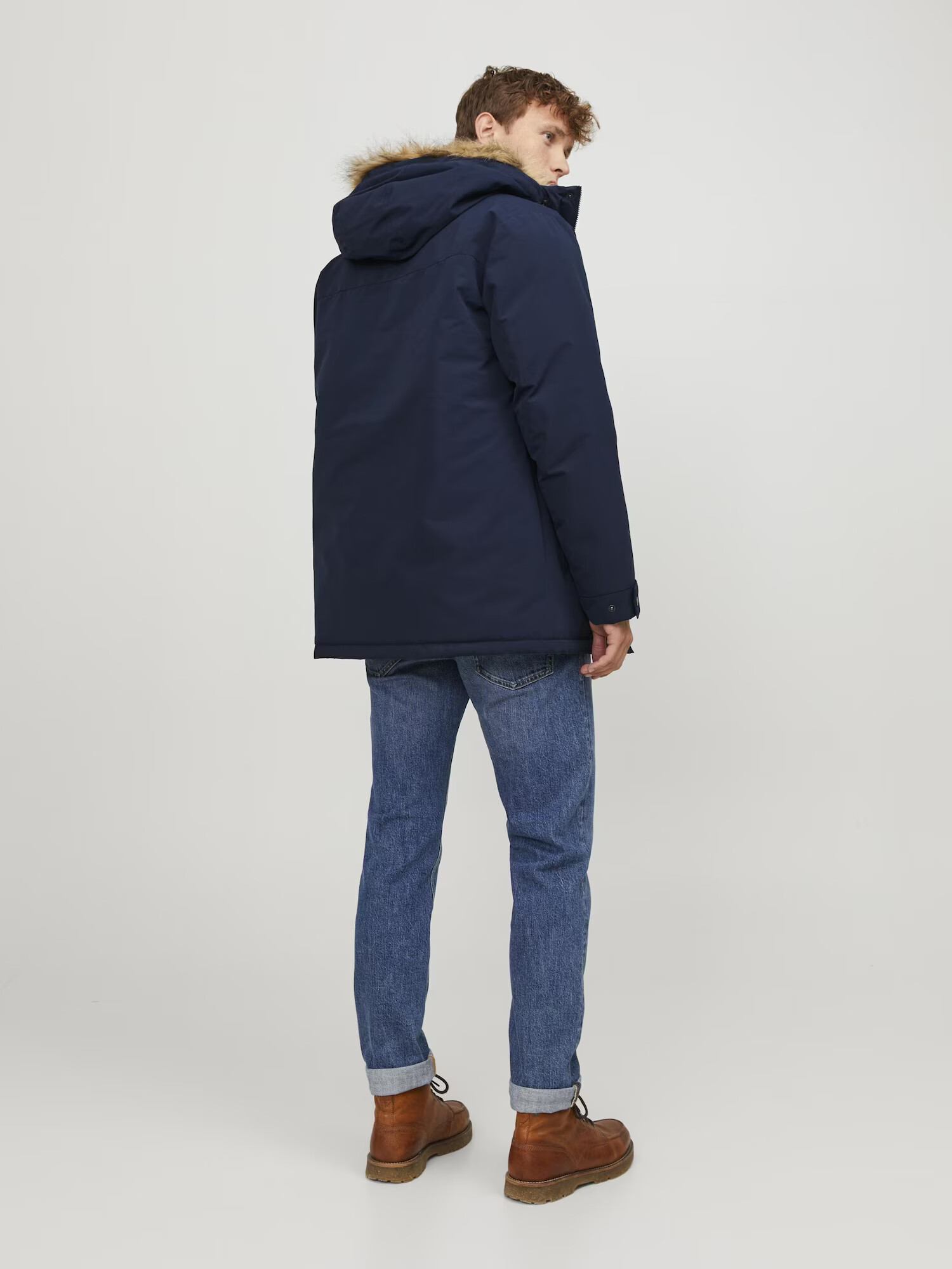 JACK & JONES Parka de iarnă 'Champ' bleumarin - Pled.ro