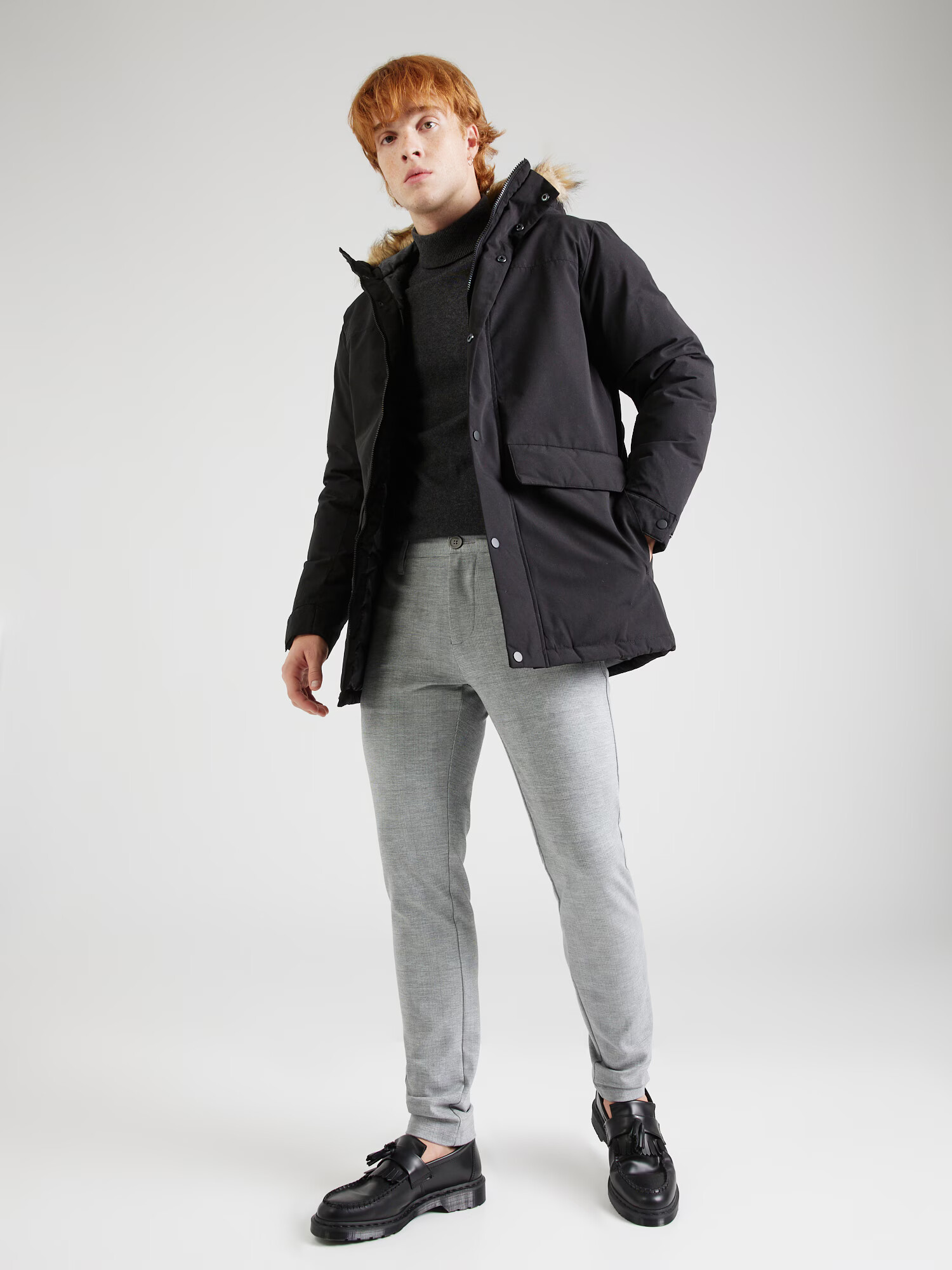 JACK & JONES Parka de iarnă 'Champ' negru - Pled.ro