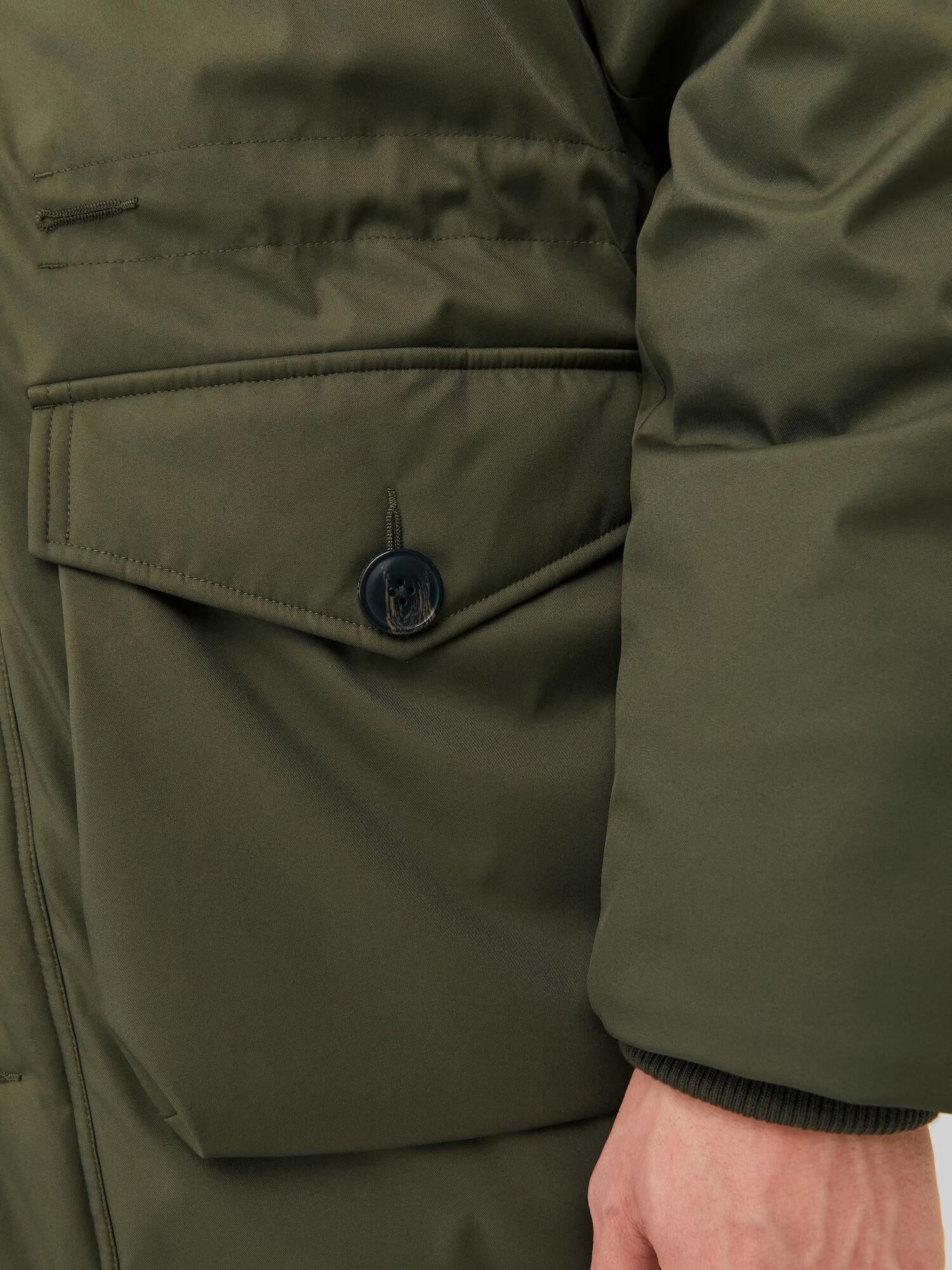 JACK & JONES Parka de iarnă 'CLEMENT' verde închis - Pled.ro