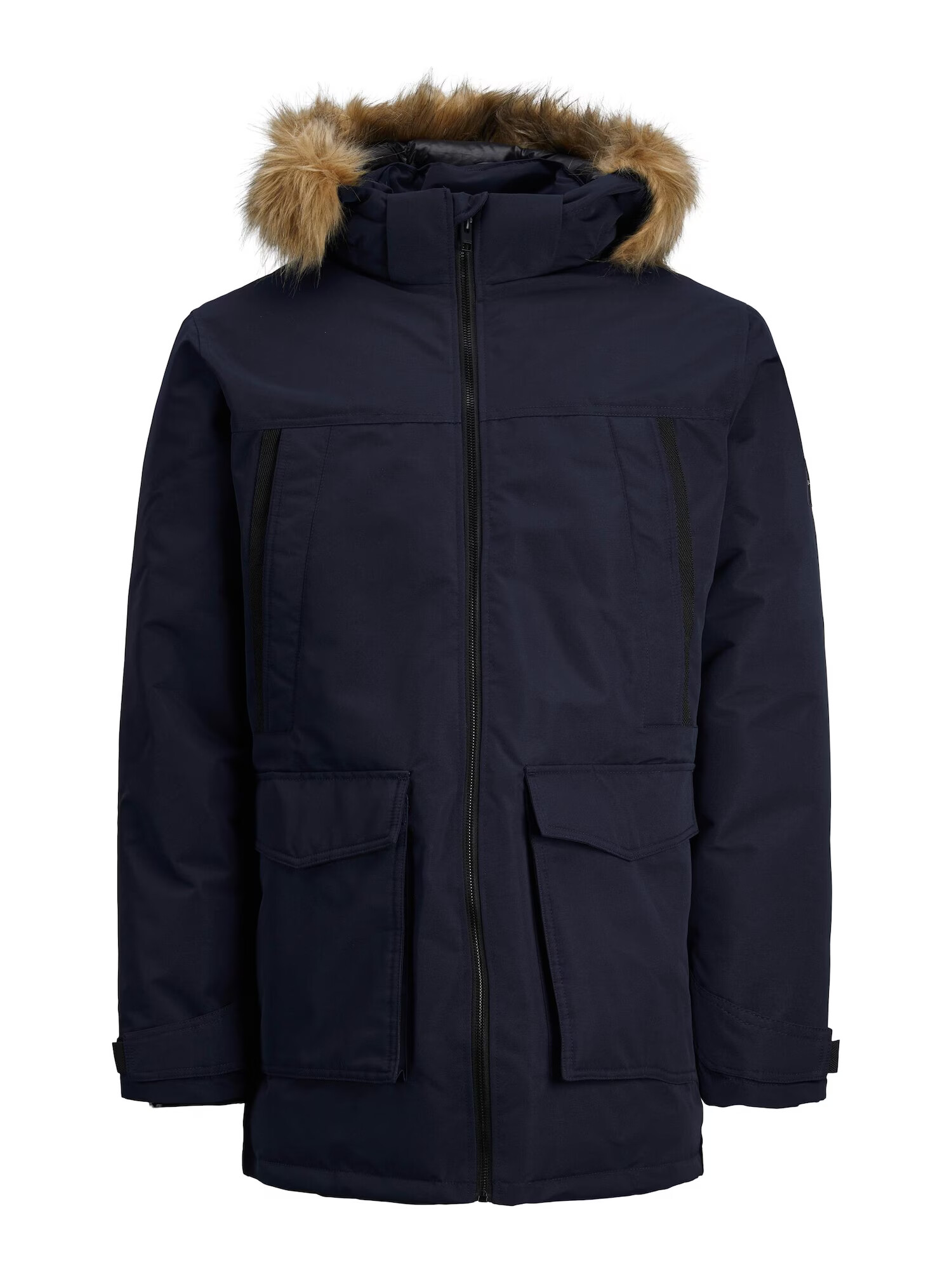 JACK & JONES Parka de iarnă 'Craft' bleumarin - Pled.ro