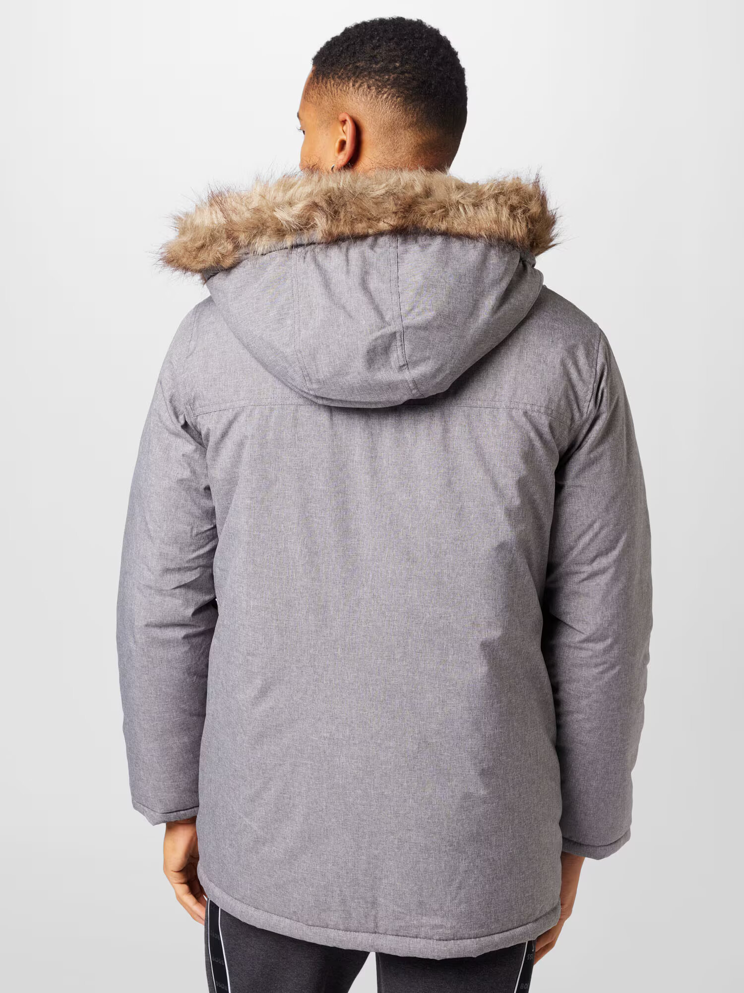 JACK & JONES Parka de iarnă 'Craft' maro / gri piatră - Pled.ro