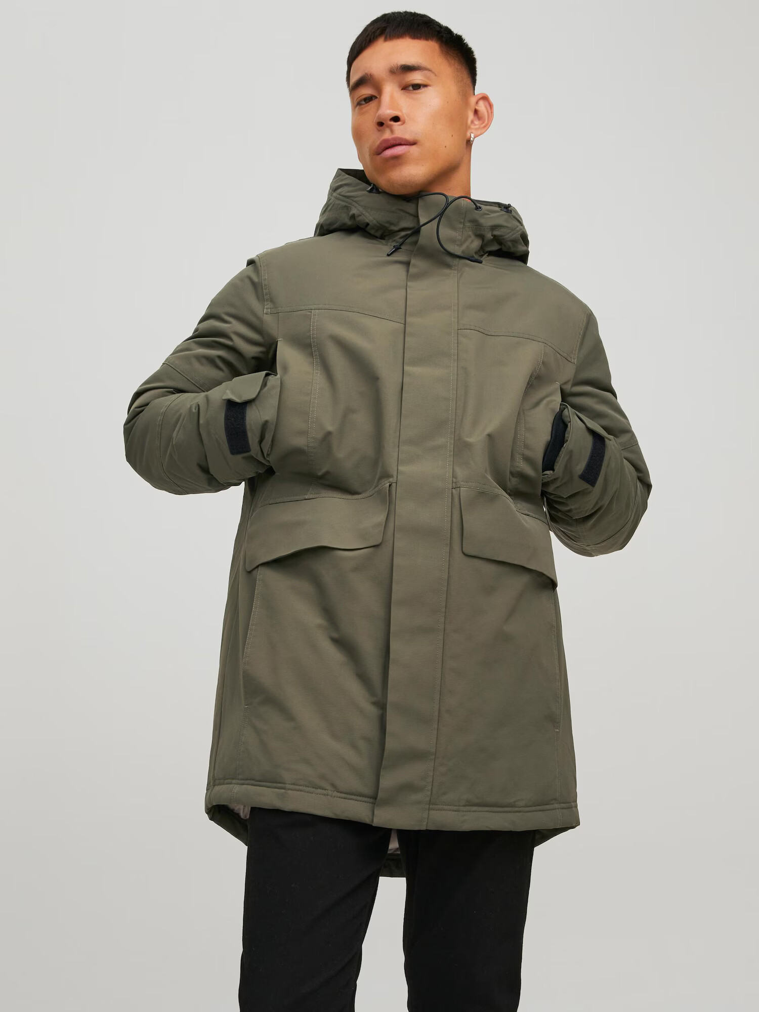 JACK & JONES Parka de iarnă 'DAMON' verde închis - Pled.ro