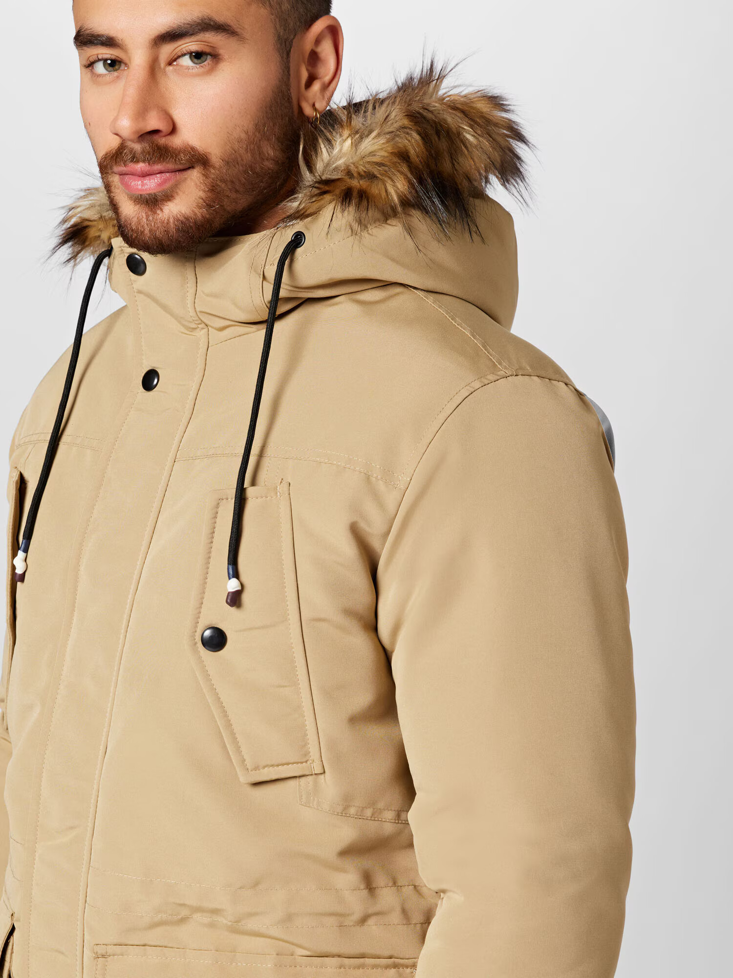 JACK & JONES Parka de iarnă 'Timo' maro cămilă - Pled.ro