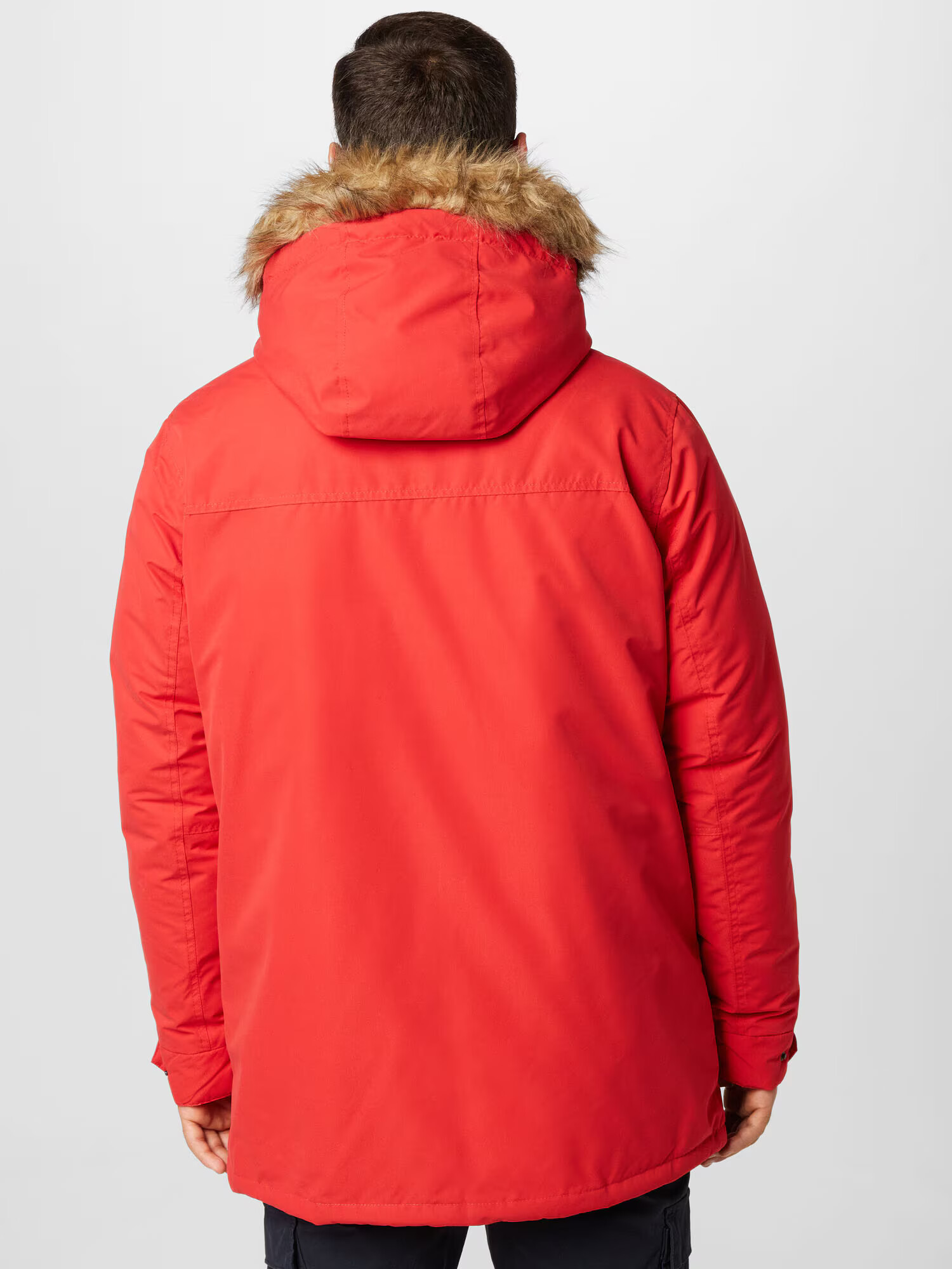 JACK & JONES Parka de iarnă 'WINNER' roșu / negru - Pled.ro