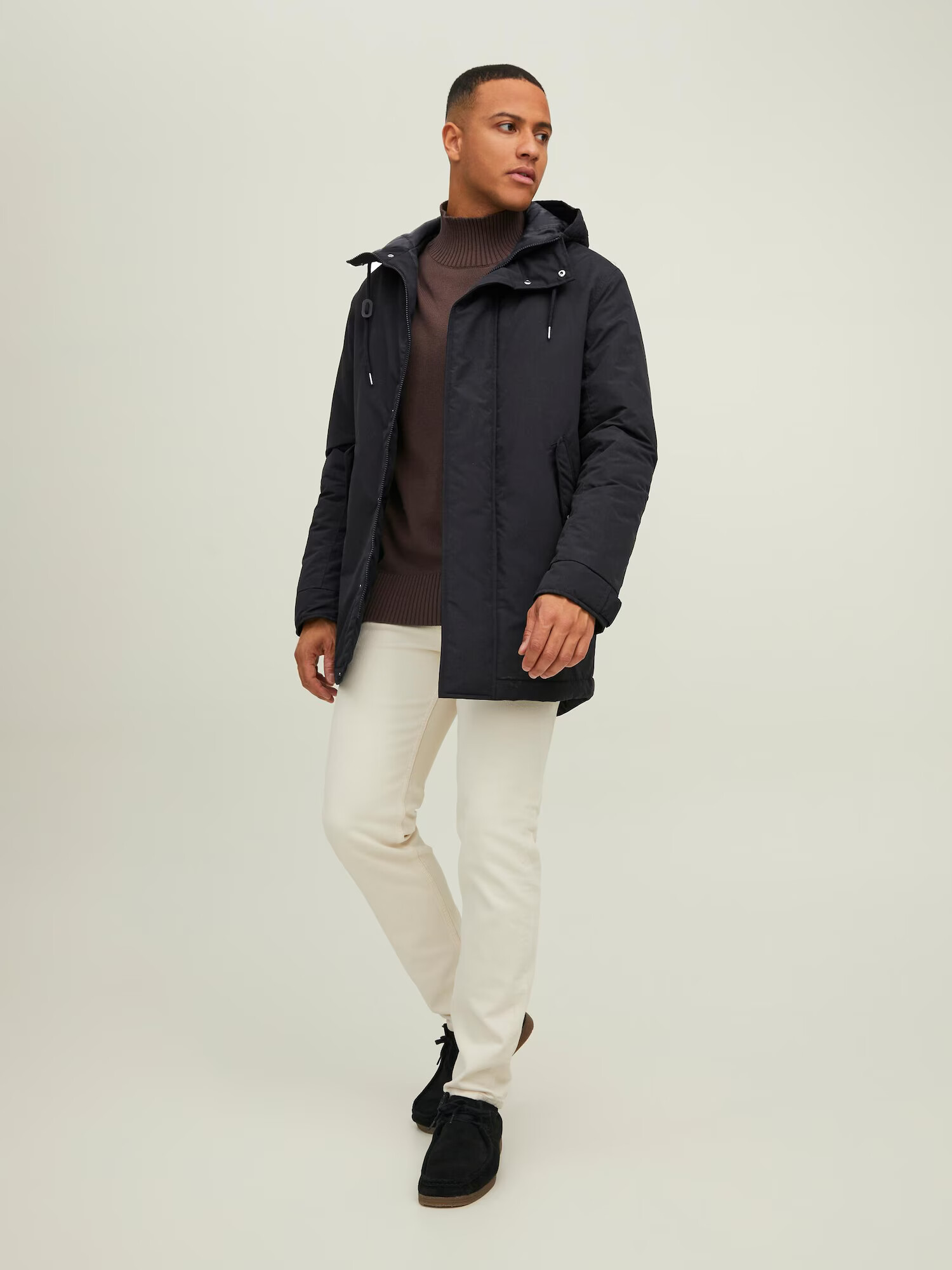 JACK & JONES Parka de primăvară-toamnă 'DUCK' negru - Pled.ro